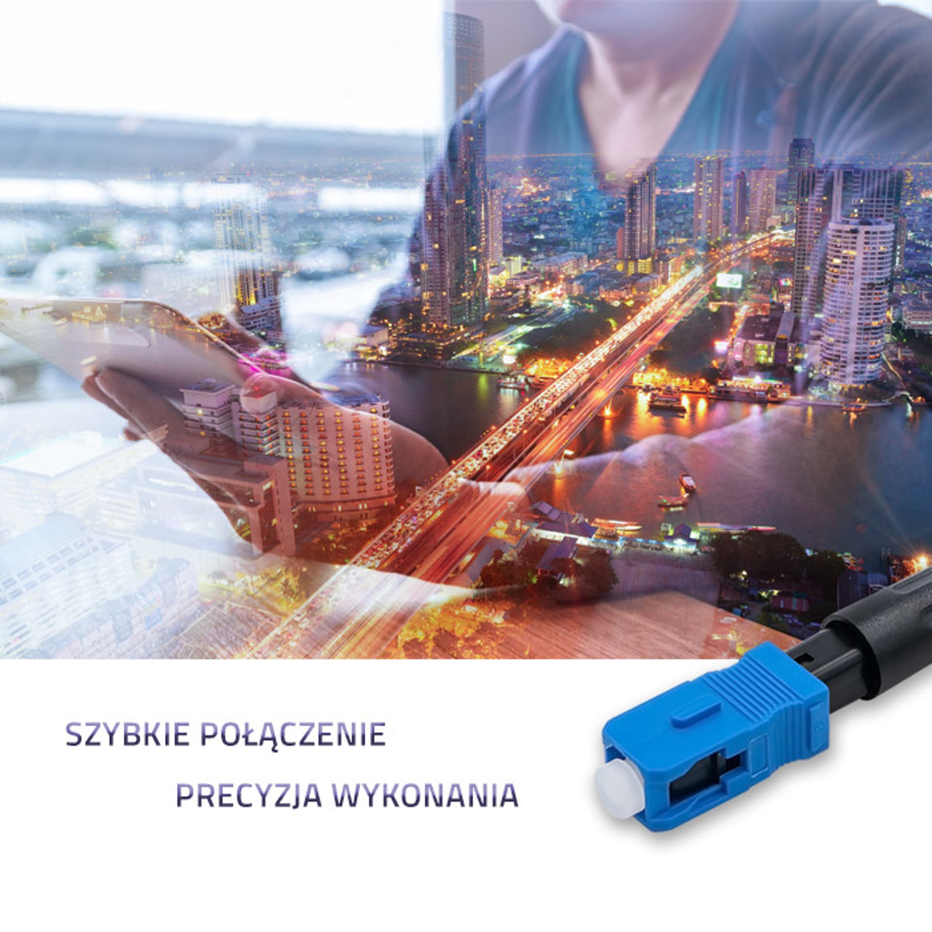 

Qoltec Szybkozłącze światłowodowe SC/UPC Singlemode 3.0mm