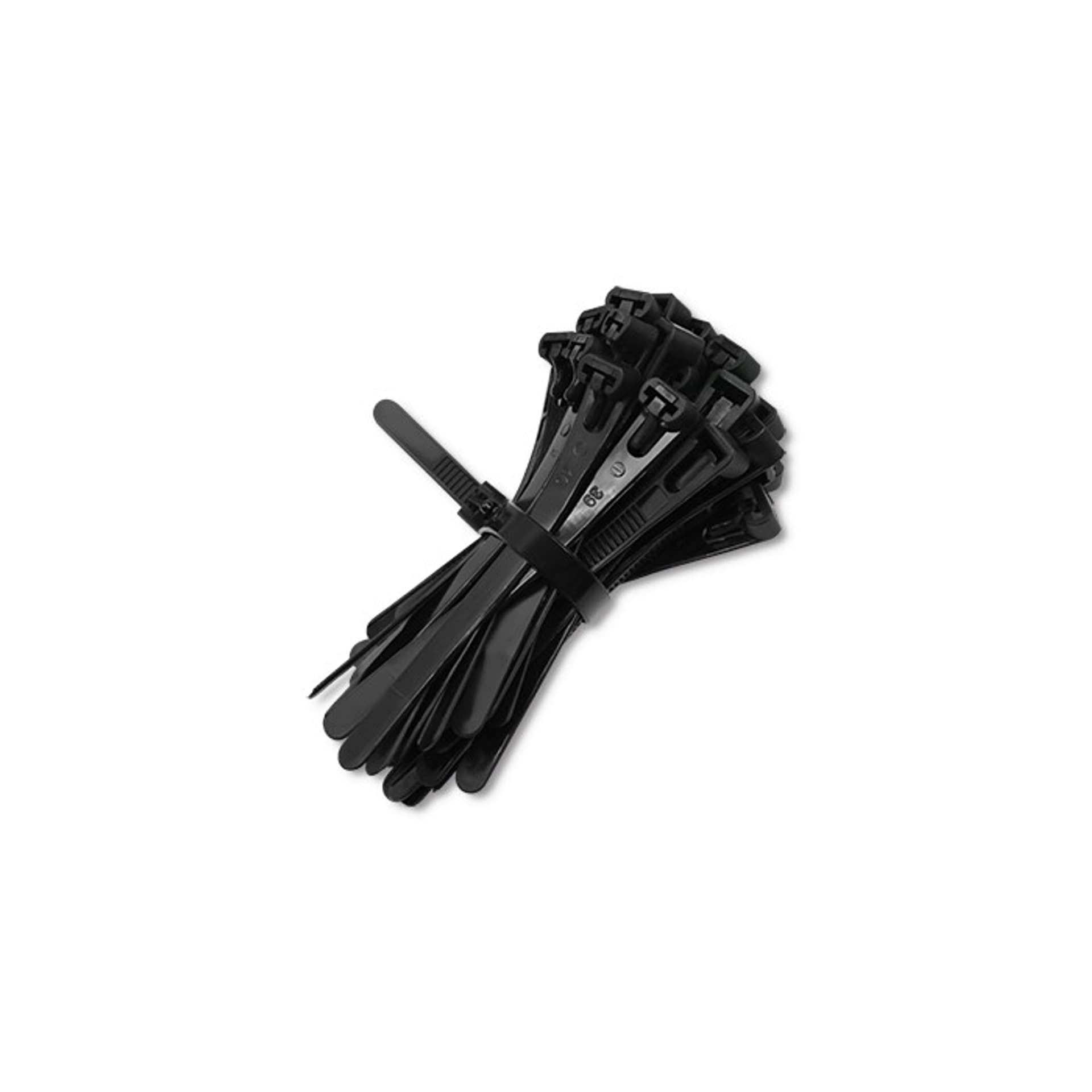 

Qoltec Opaski zaciskowe wielorazowe/trytytki7.2 * 150mm Nylon UV Czarne
