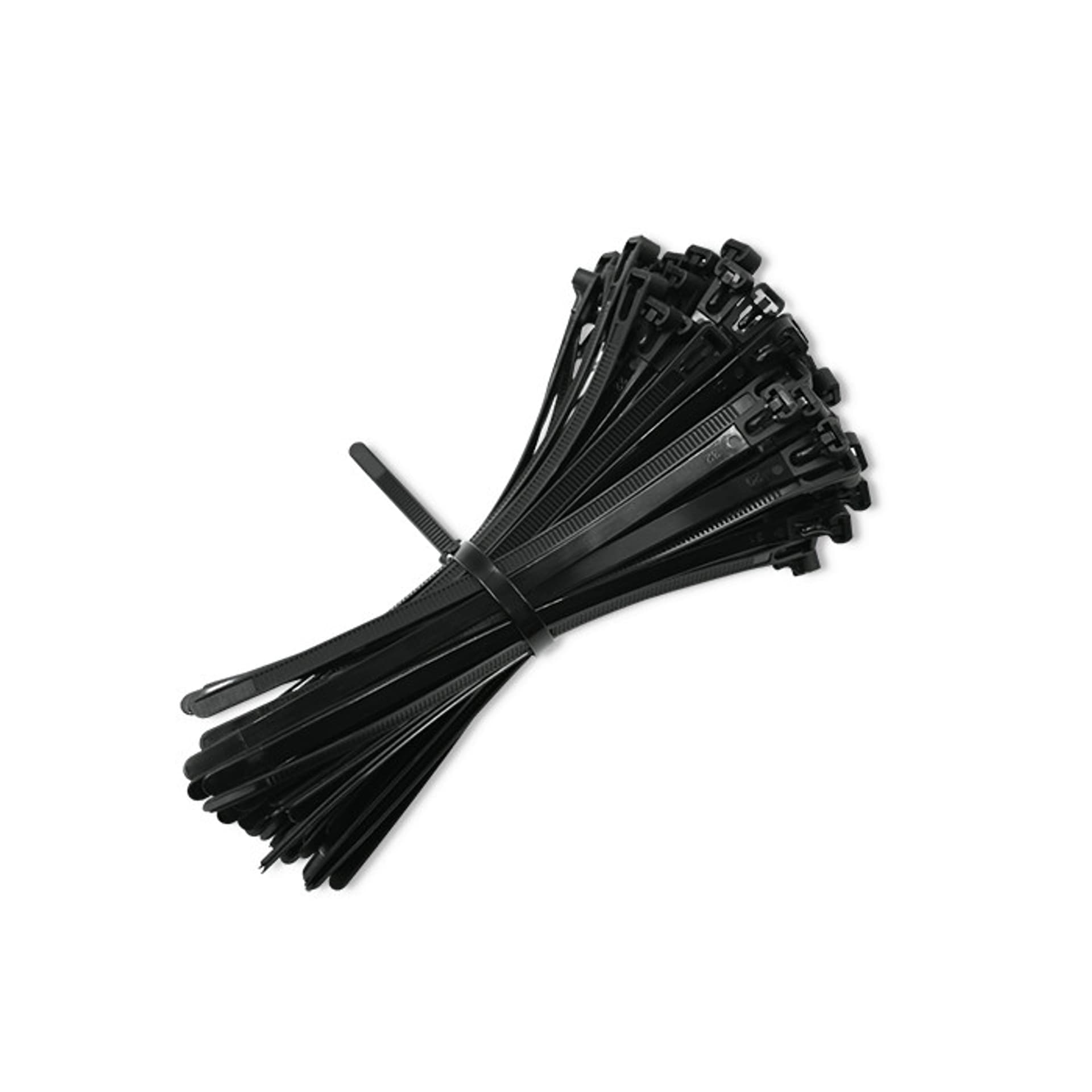 

Qoltec Opaski zaciskowe wielorazowe/trytytki 7.2 * 300mm Nylon UV Czarne