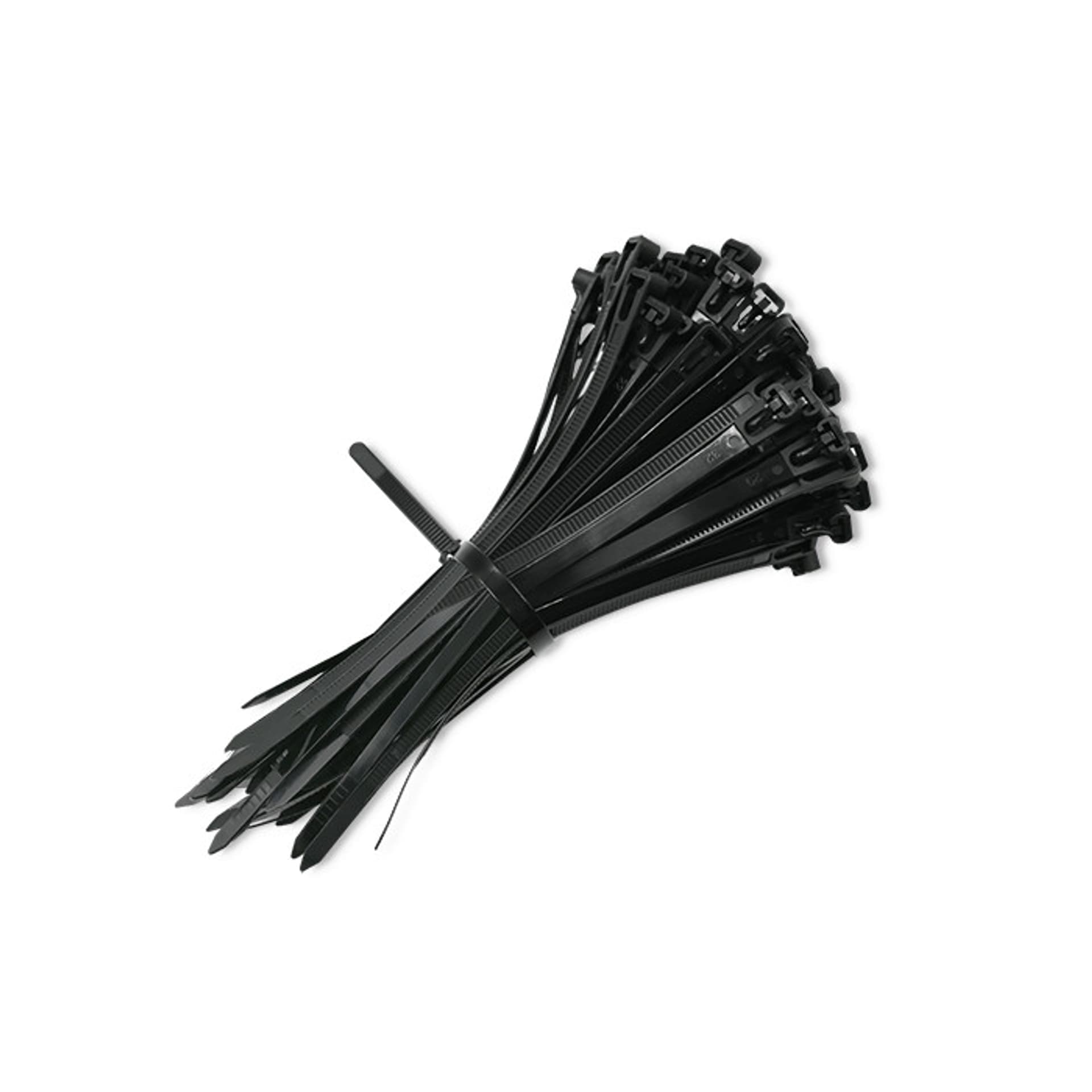

Qoltec Opaski zaciskowe wielorazowe/trytytki4.8 * 200mm Nylon UV Czarne