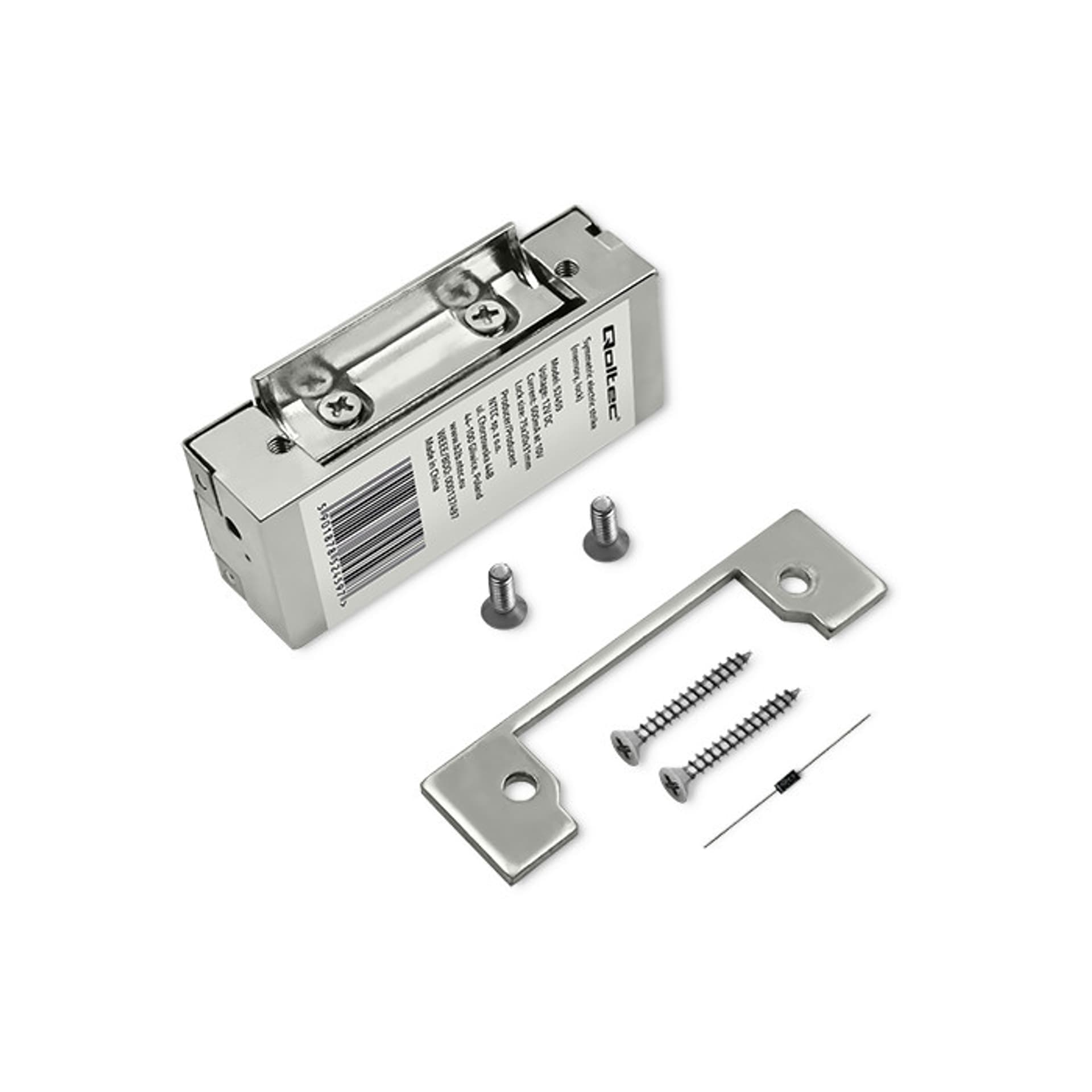 

Qoltec Elektrozaczep symetryczny z pamięcią i blokadą 12V