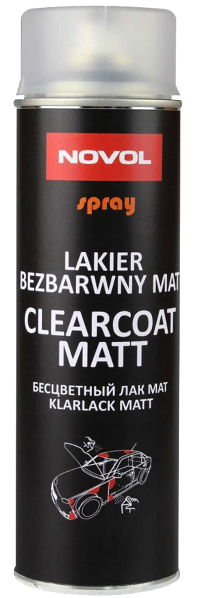 

SPRAY LAKIER BEZBARWNY MATOWY 500 ML