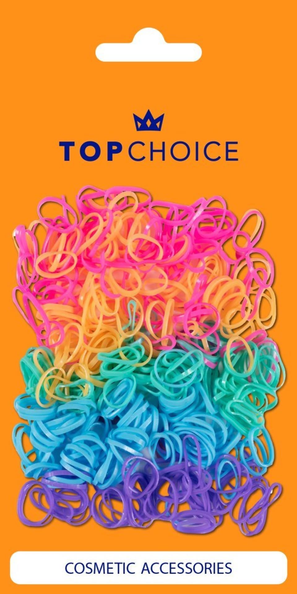 

TOP CHOICE Gumki do upinania włosów kolorowe (22999) 1op.-500szt, 22999) 1op.-500sz