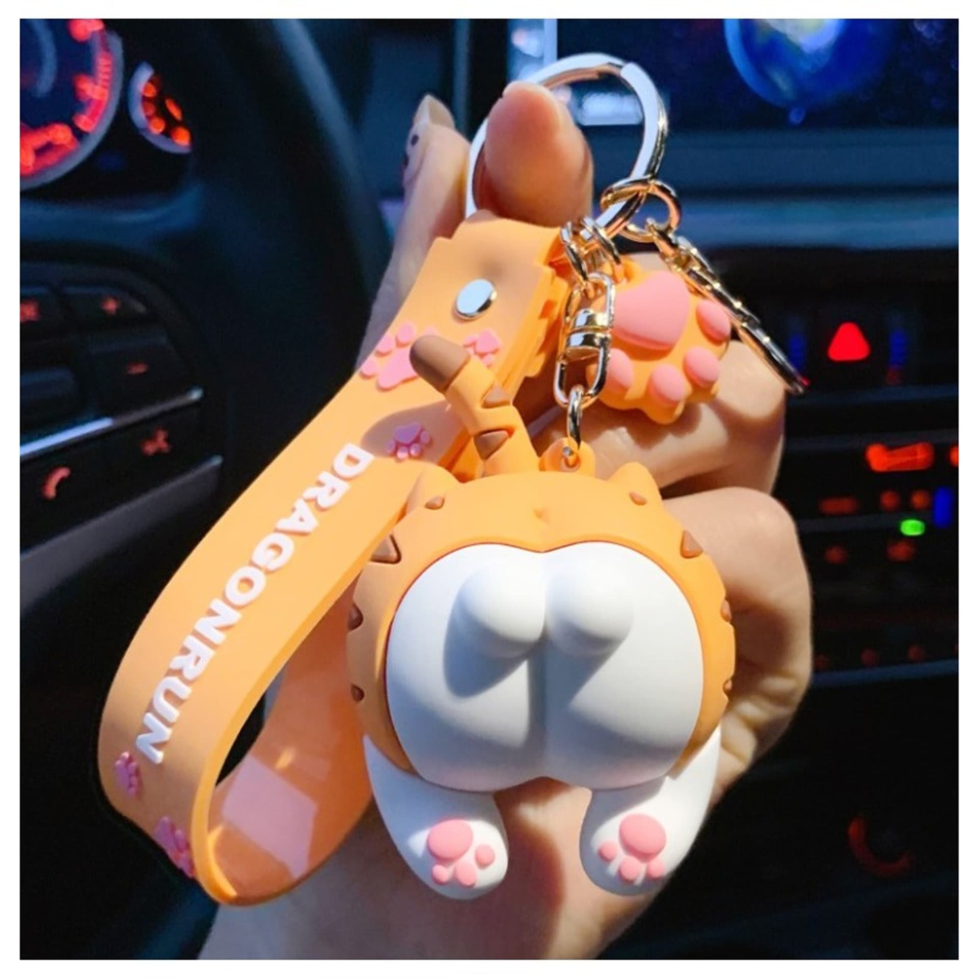 

Brelok do kluczy SWEET CAT ORANGE BRL275