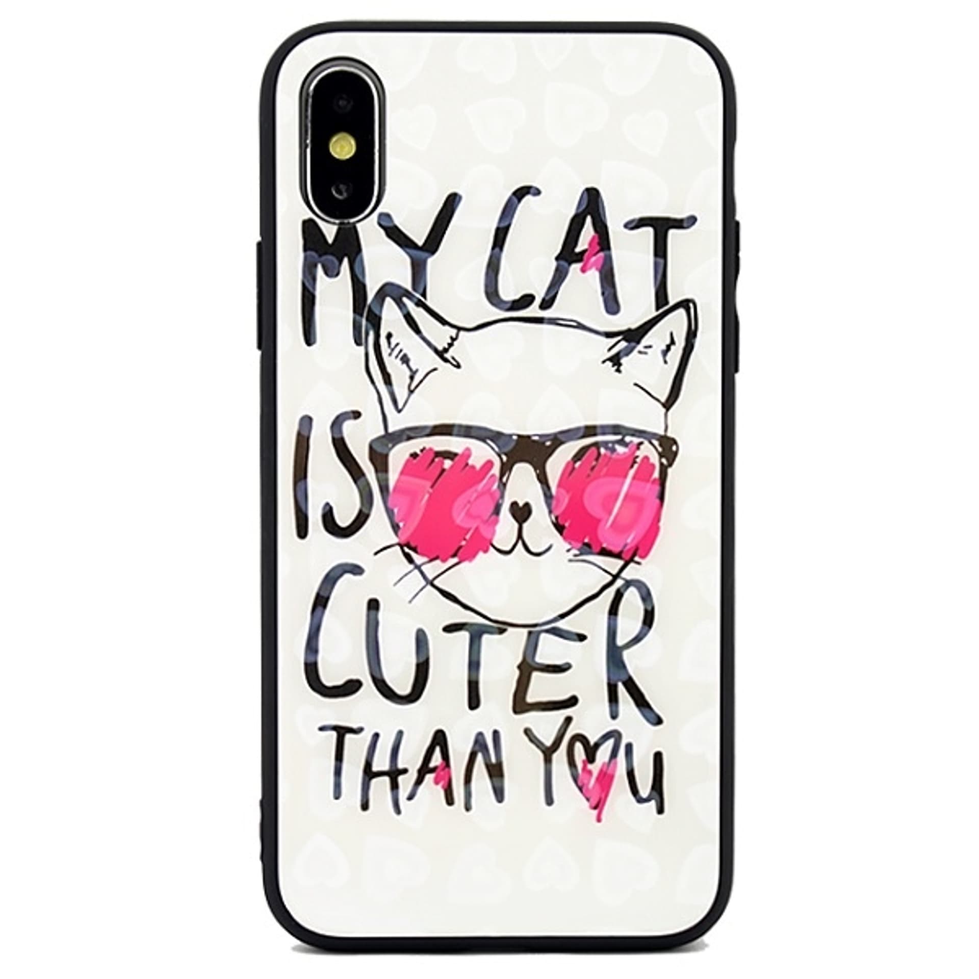

Etui Hearts Glass iPhone 7/8 wzór 2 SE 2020 / SE 2022 (my cat)