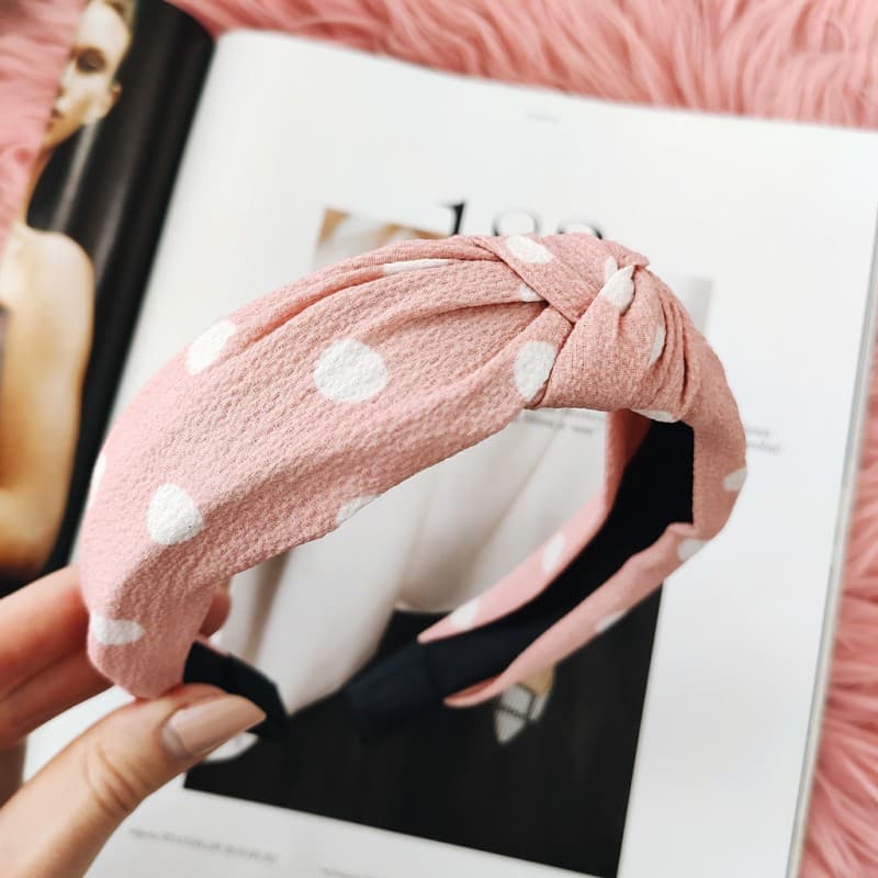

Opaska turban z materiału print O326WZ5