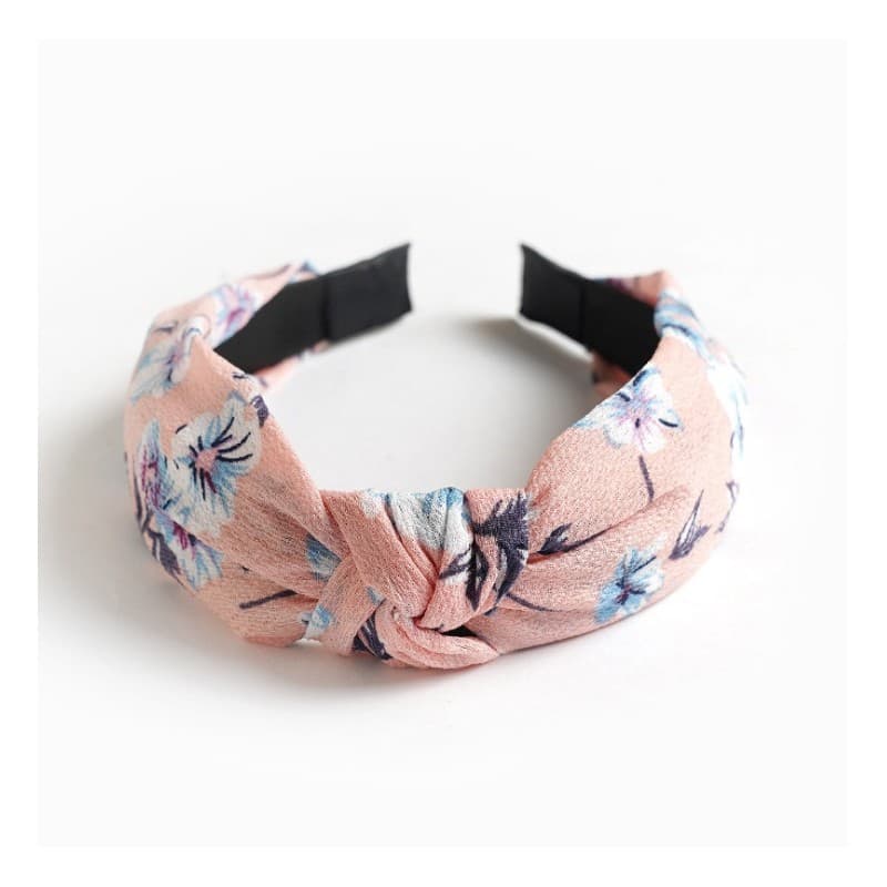 

Opaska turban z materiału print O326WZ9