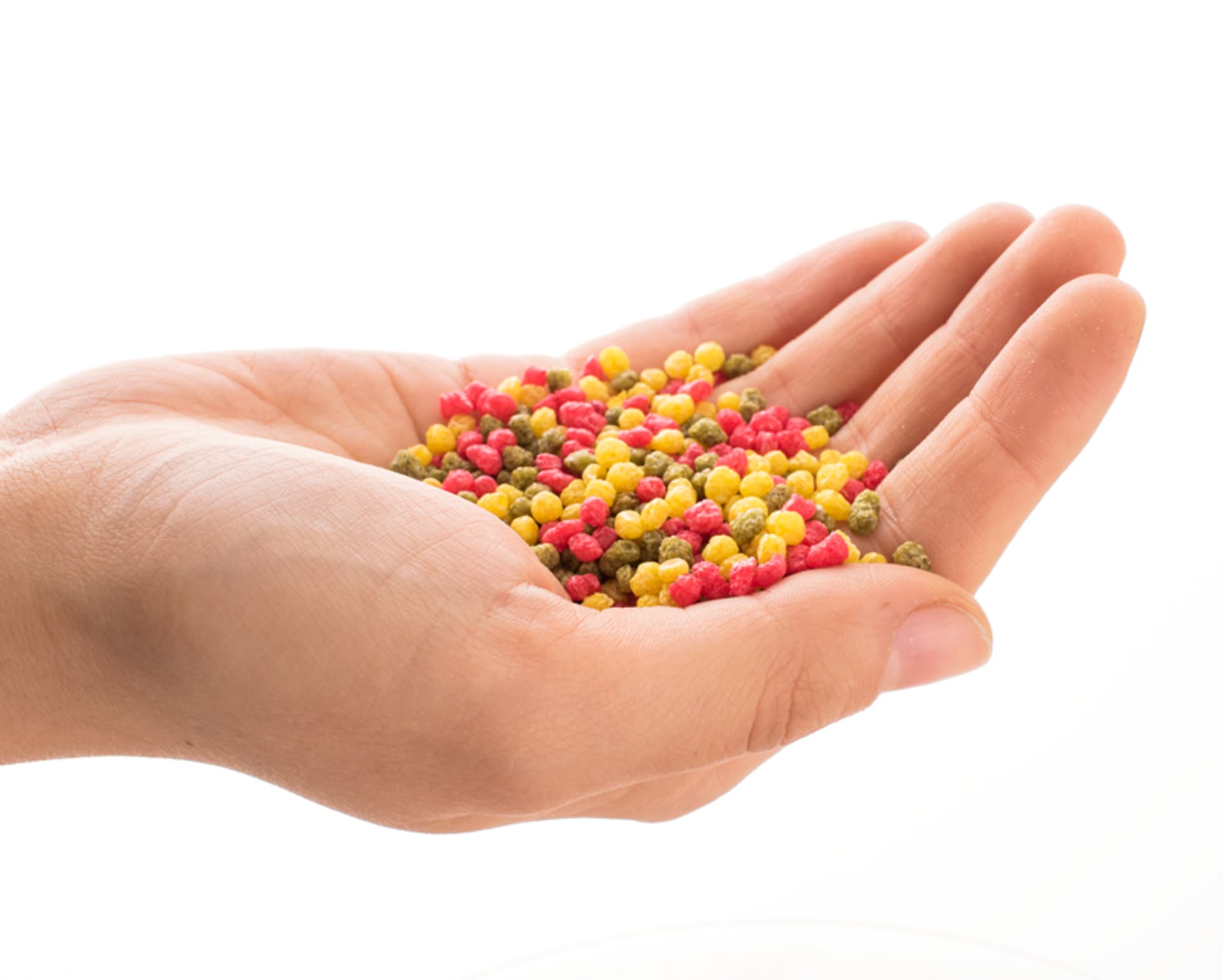 

Granulki mix trójkolorowe 80l