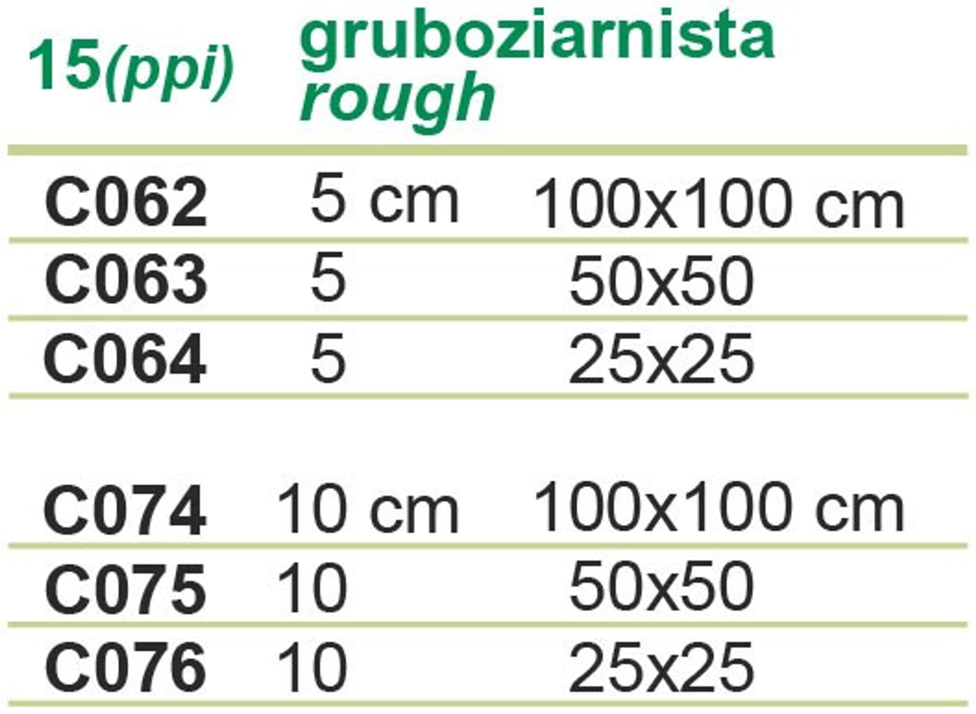 

Gąbka do filtra gruboziarnista 15ppi 100x100x10cm Happet