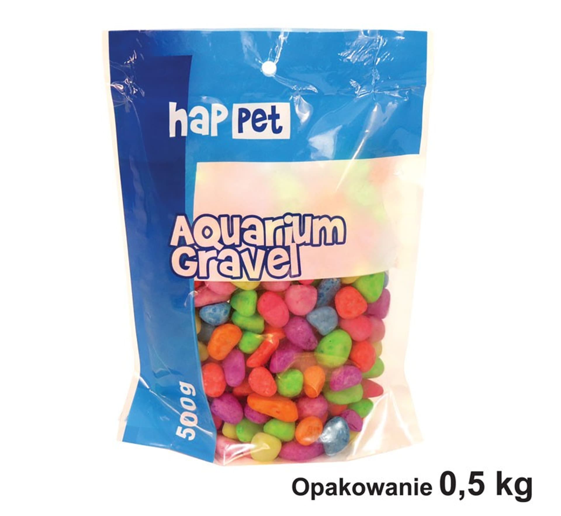 

Żwirek do akwarium Happet fluor żółty 1.5cm 0,5kg