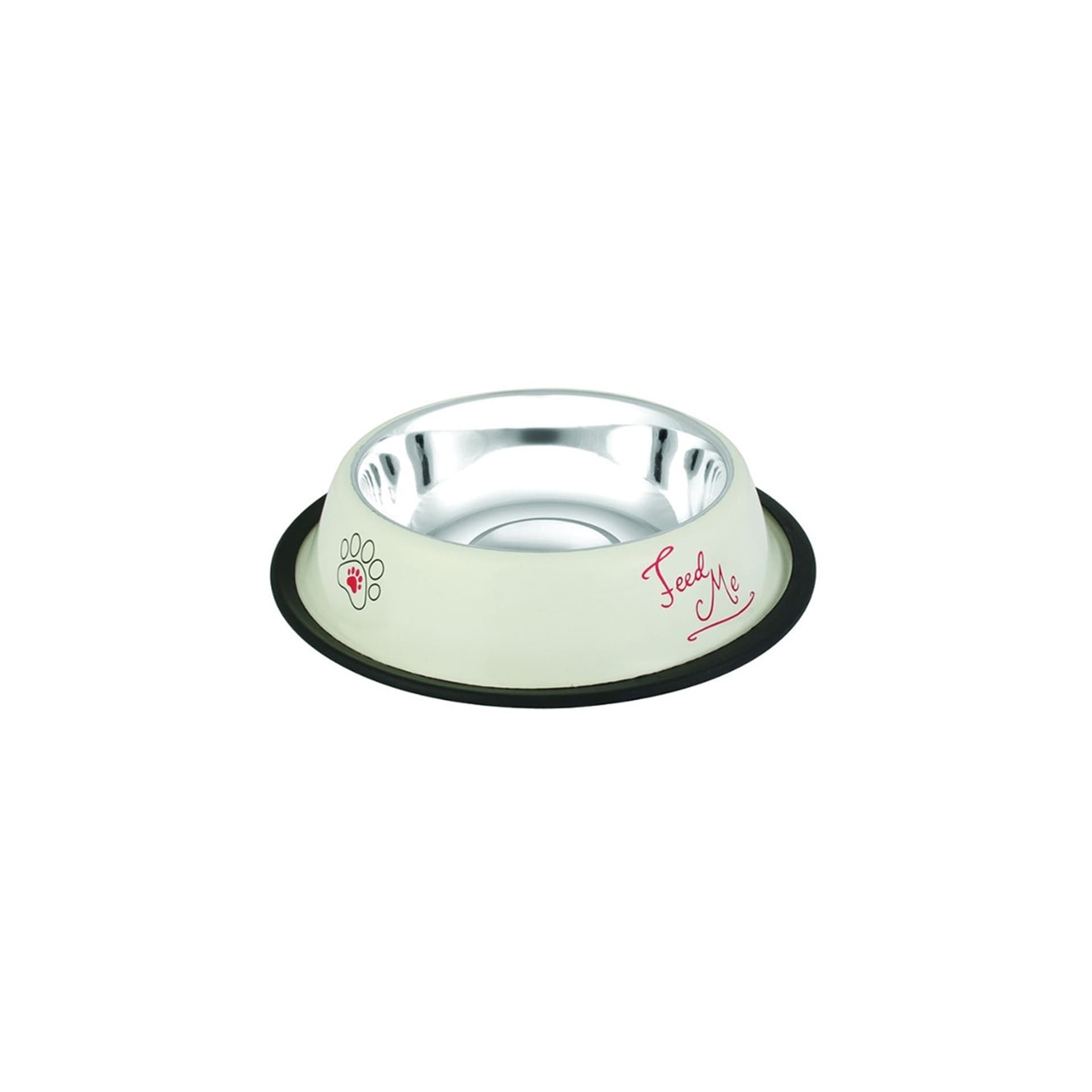 

Miska Happet MM83 biała wzór łapki 21cm/0.5l