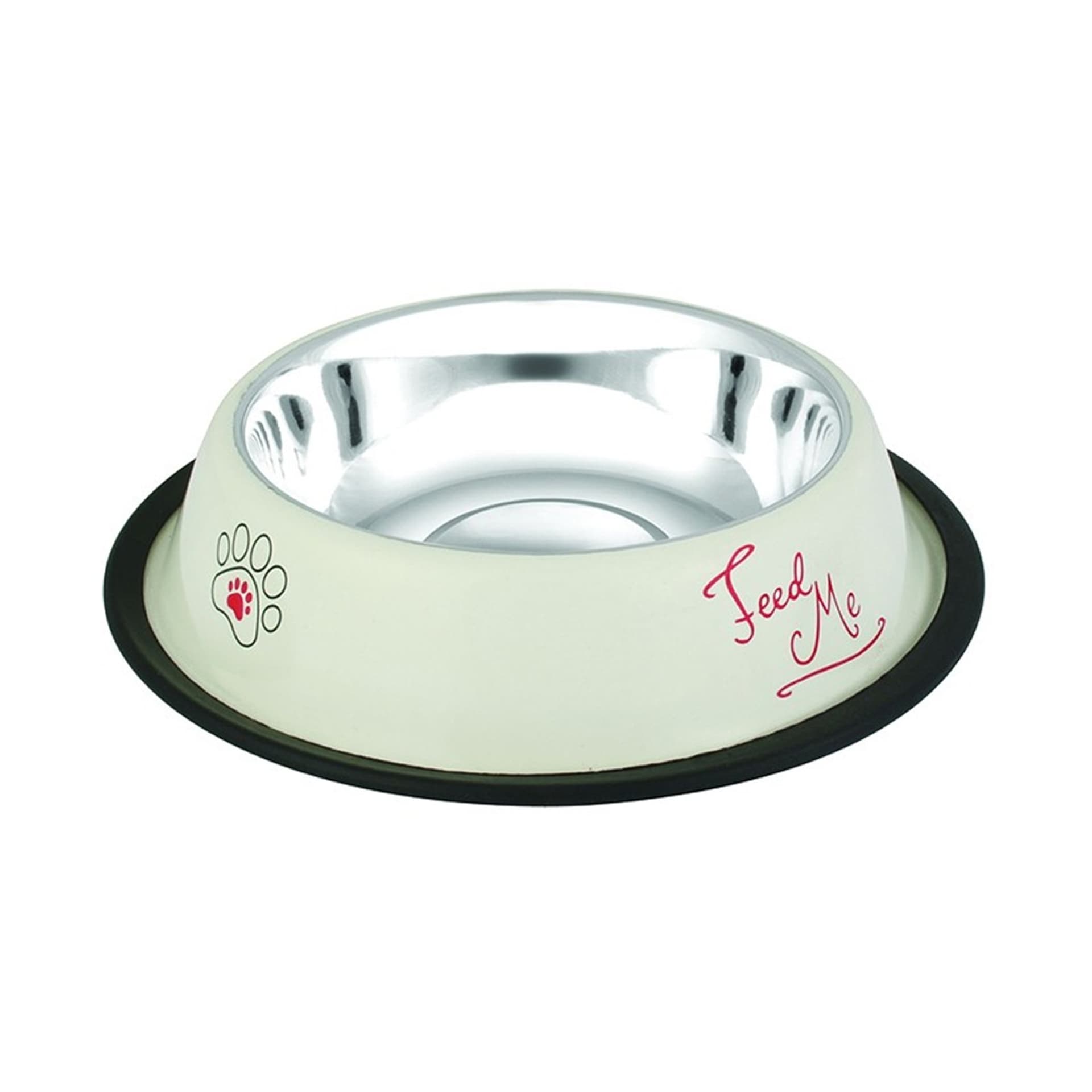 

Miska Happet MM87 biała wzór łapki 33cm/2.4l
