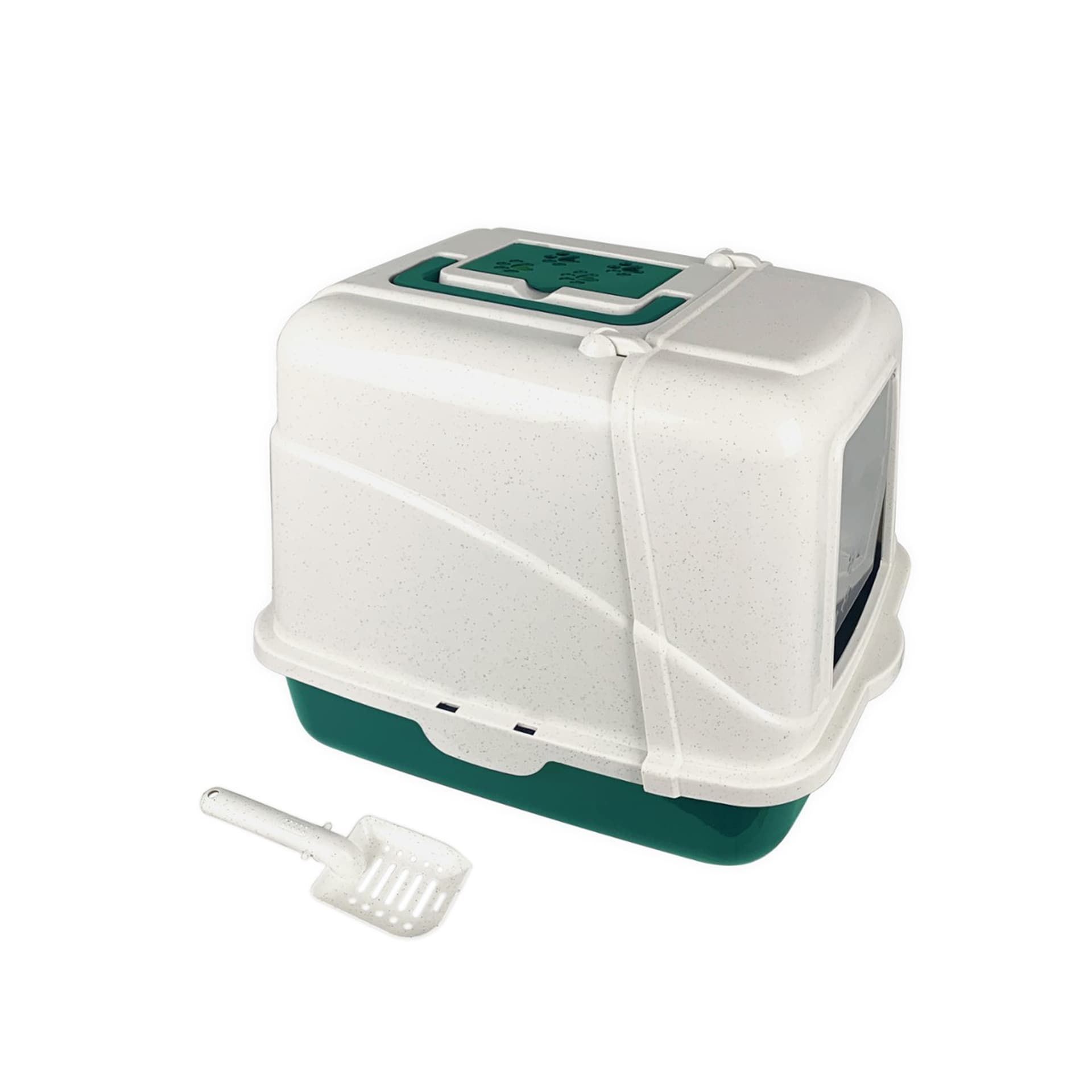 

Kuweta kryta Teo Happet zielona teo