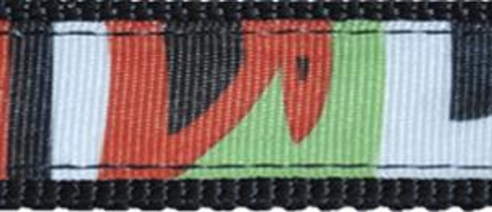 

Kpl. smycz/obroża NT Happet SP44 paski 2.5cm