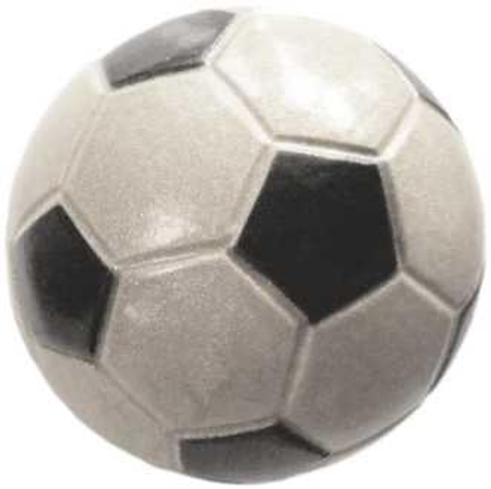 

Zabawka piłka football Happet 40mm srebrna brokat