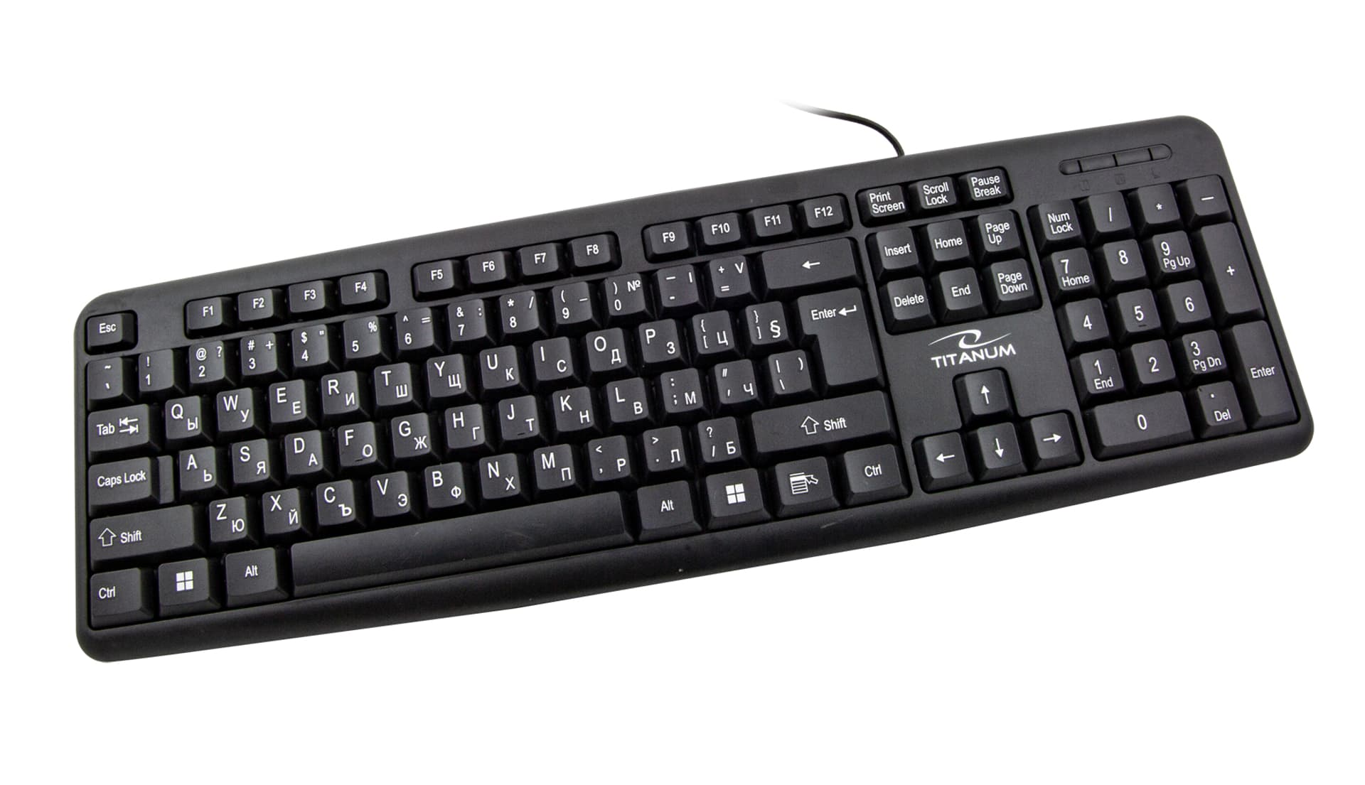 

TK101BG Titanum klawiatura przewod. standardowa usb bg