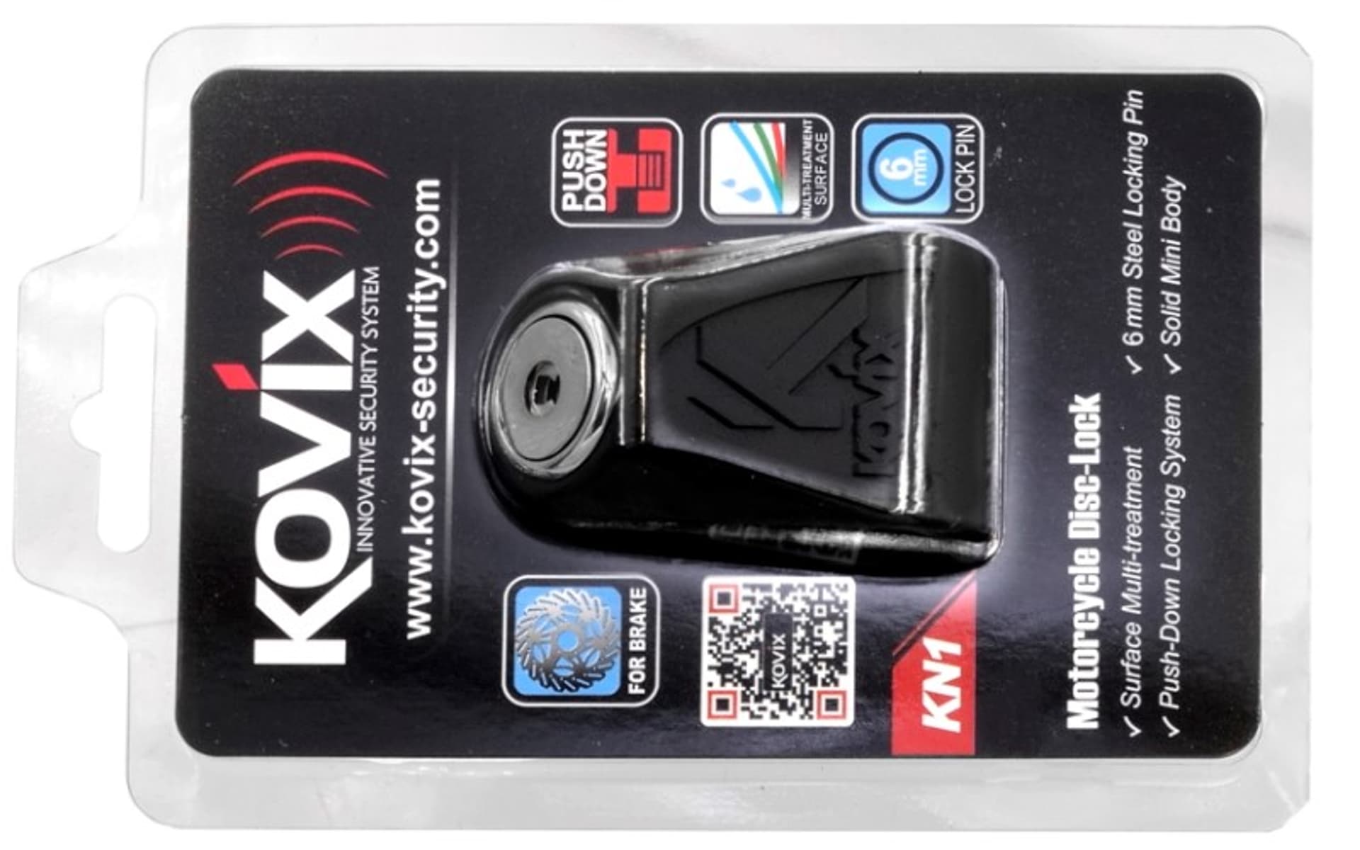 

Blokada tarczy hamulcowej KOVIX KN1 czarna