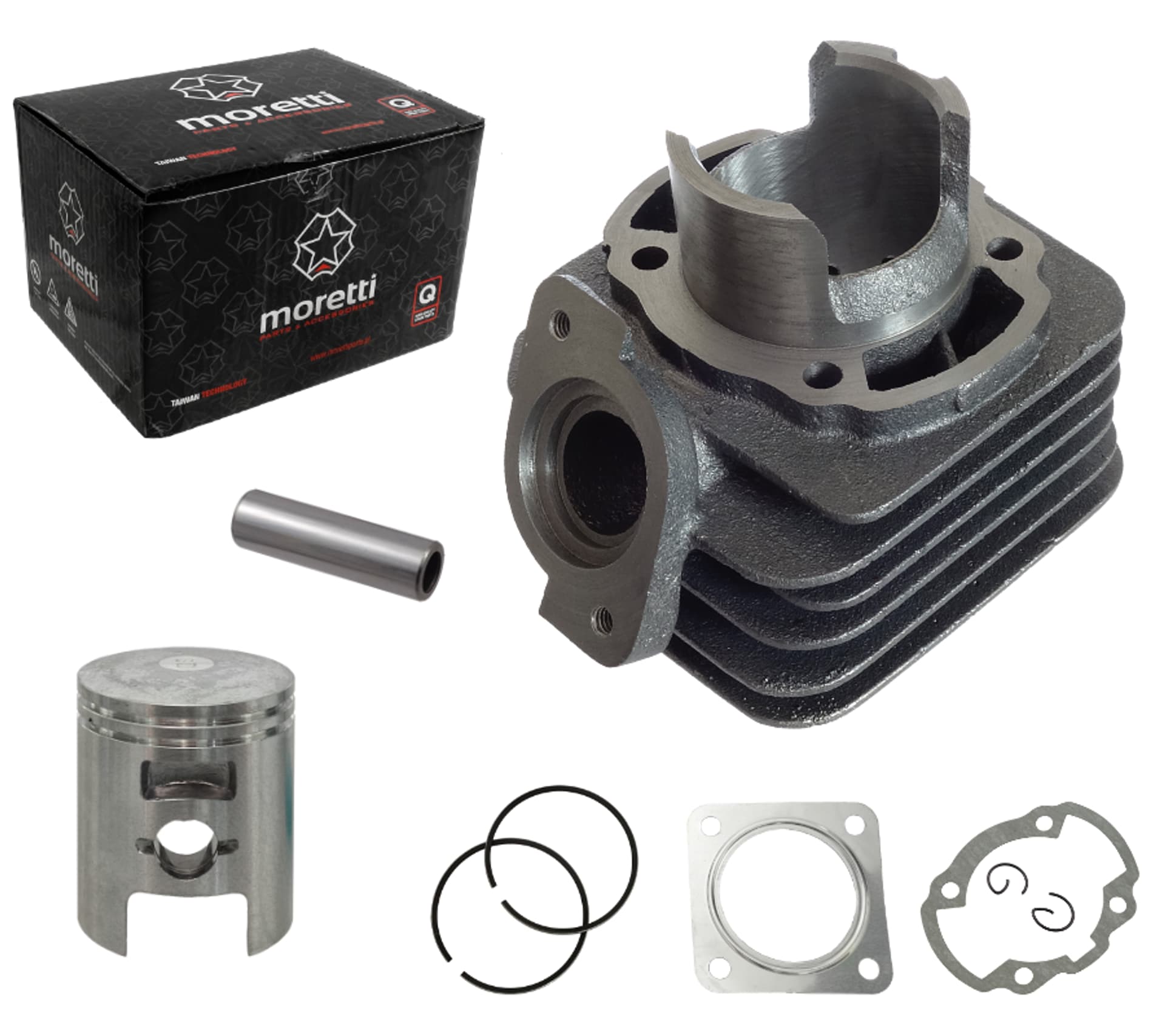 

Cylinder Moretti do skutera 2T 60cc Dio