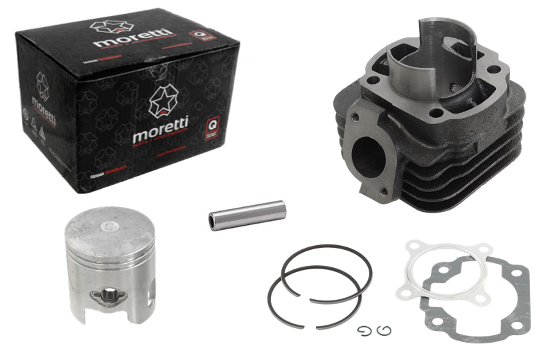 

Cylinder Moretti do skutera 2T 70cc 1PE40QMB sw.12mm