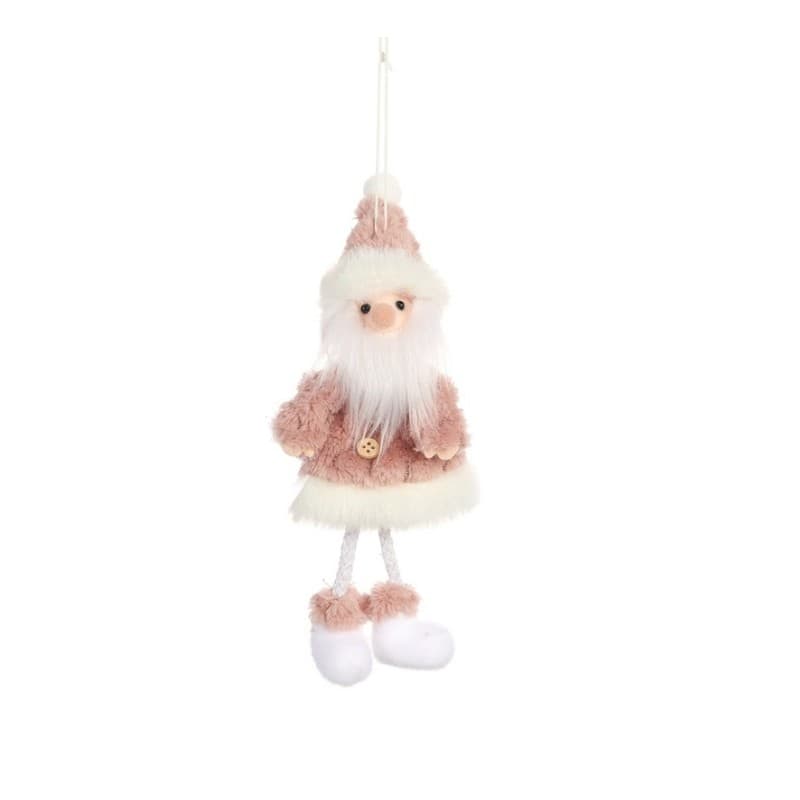 

Mikołaj ŚWIĄTECZNY na choinkę BOŻE NARODZENIE wiszący 18 cm Z PLUSZU ASN06