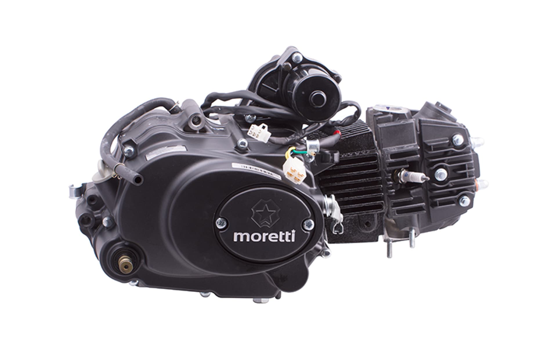 

Silnik Moretti poziomy 152FMH, 110cc 4T, 4-biegowy manual, czarny