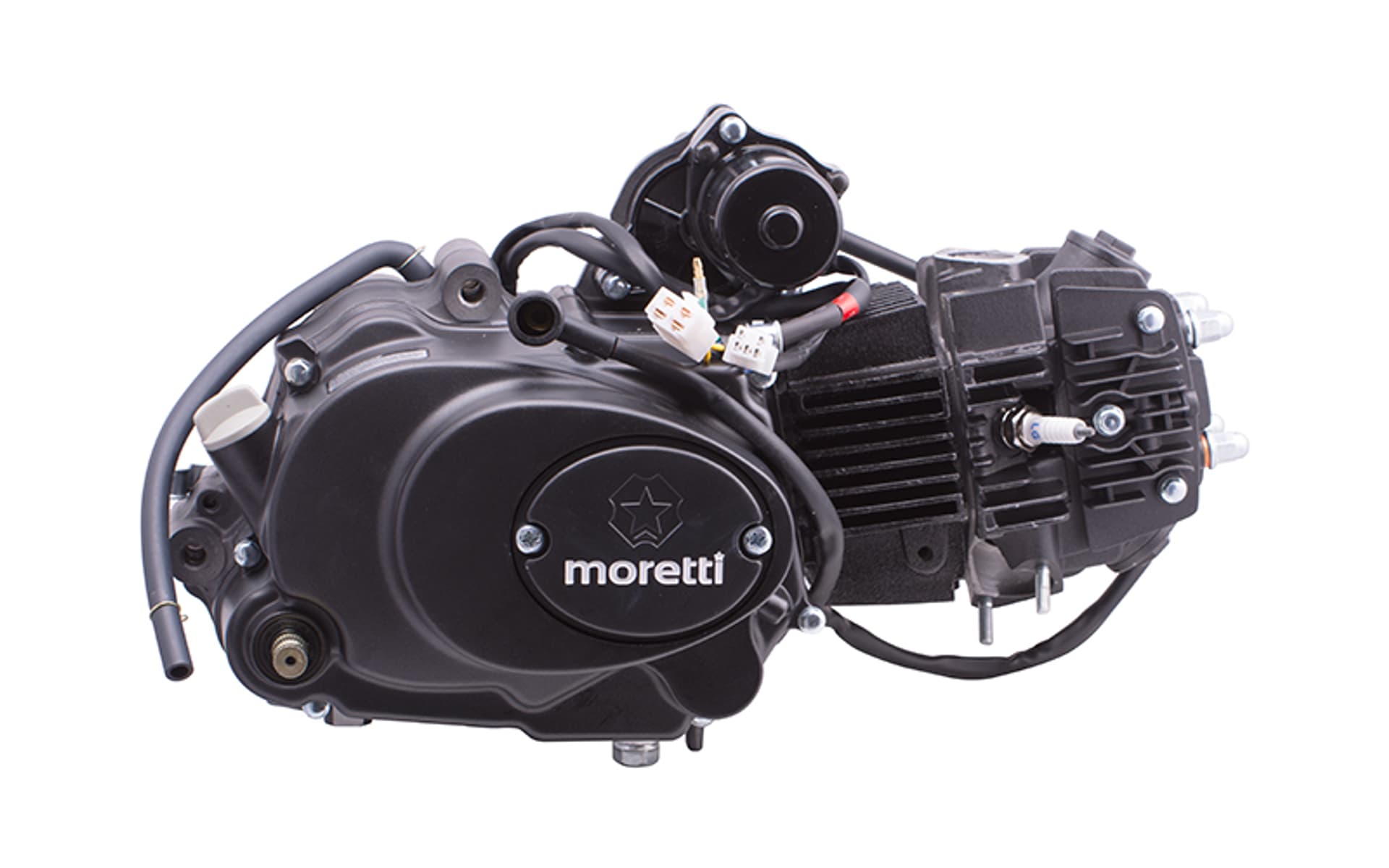 

Silnik Moretti poziomy 154FMI, 125cc 4T, 4-biegowy Automat, Czarny