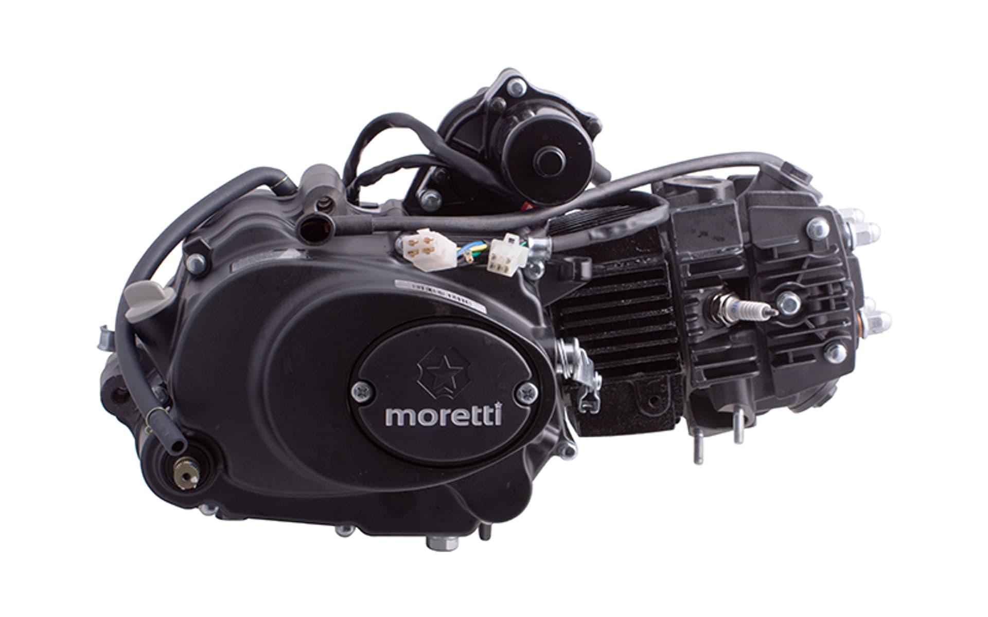 

Silnik Moretti poziomy 154FMI, 125cc 4T, 4-biegowy Manual, Czarny