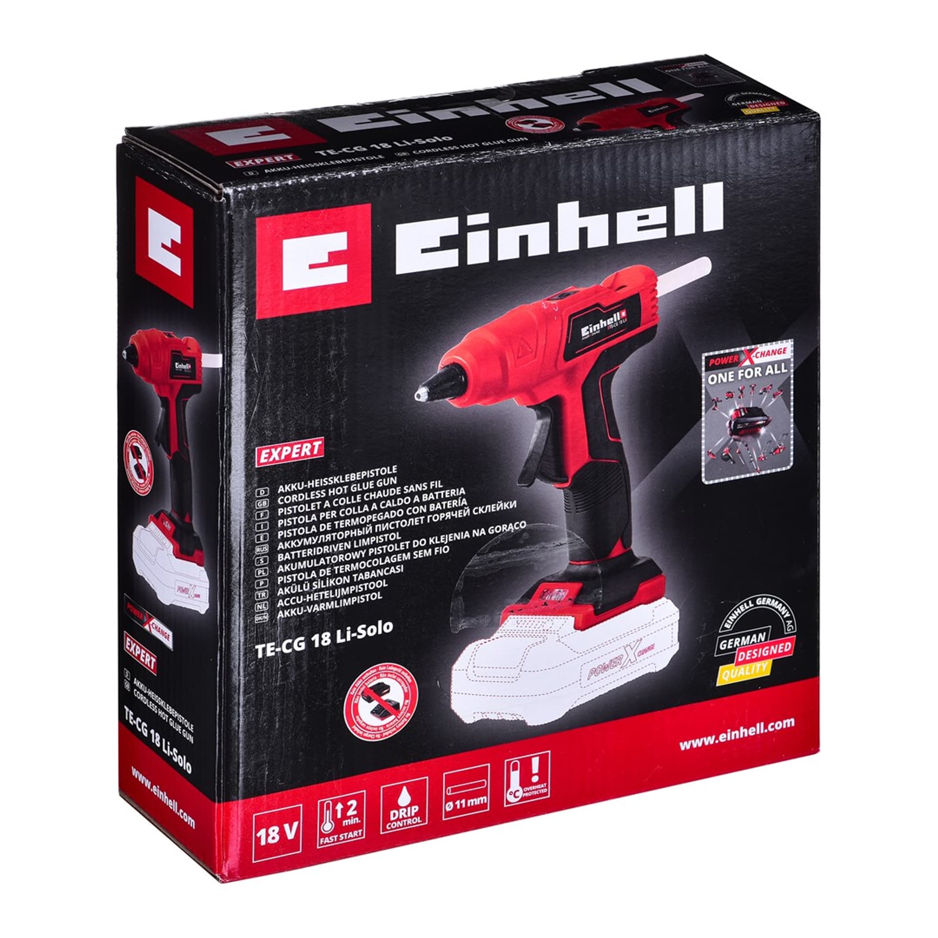 

Pistolet na klej TE-CG 18 Li-Solo AKU EINHELL