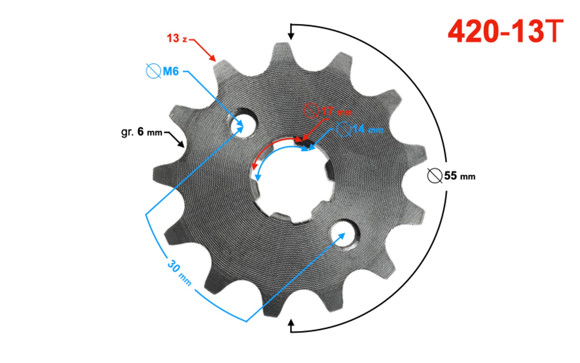 

Zębatka zdawcza Moretti 13/420