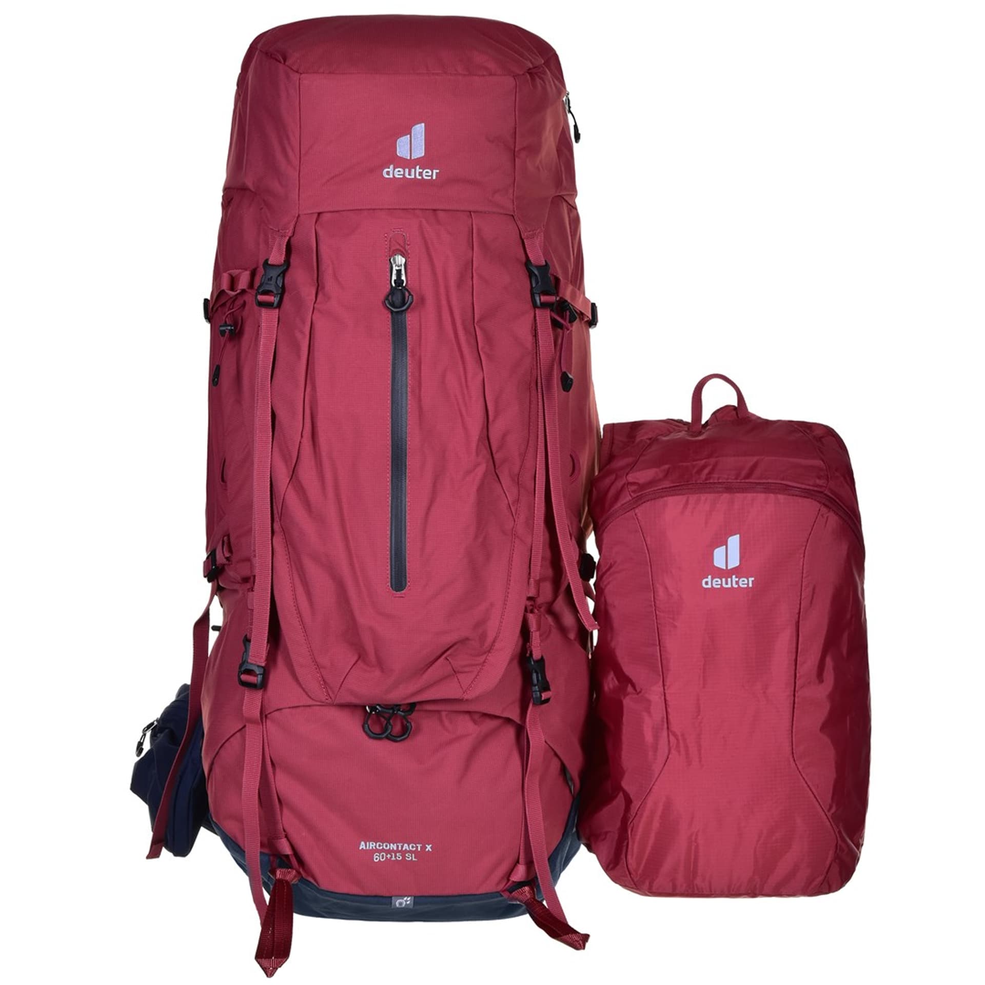

Plecak trekkingowy Deuter Aircontact X 60+15 redwood-ink