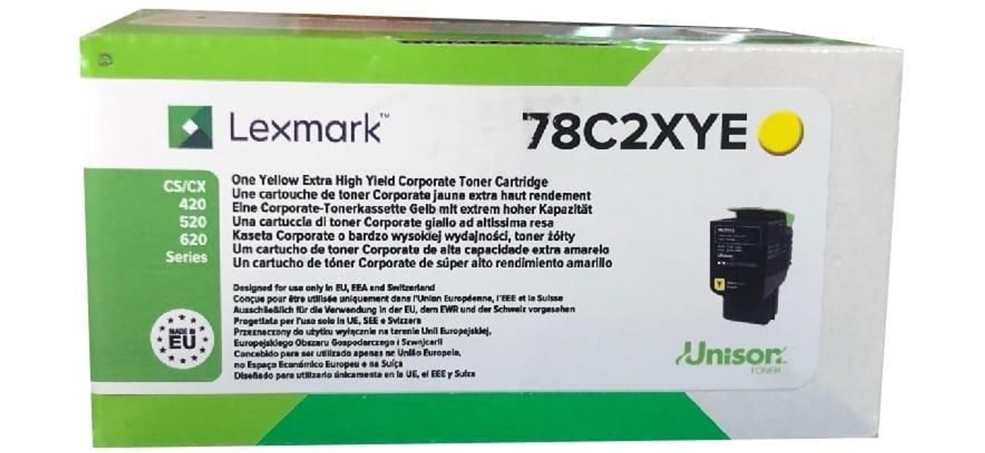 

Toner LEXMARK 78C2XYE
