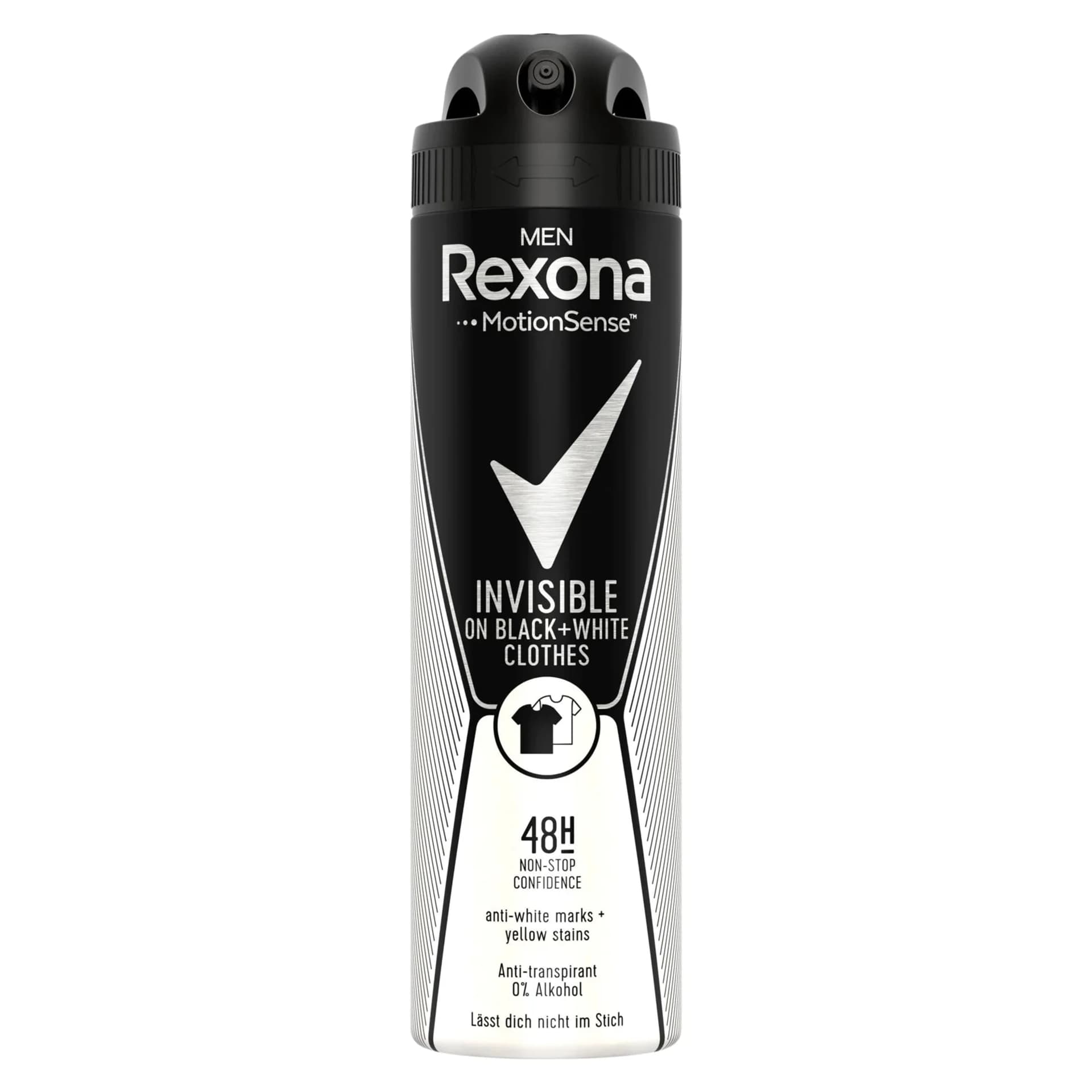 

Rexona Men Invisible Black+White Antyperspirant Spray 150 ml