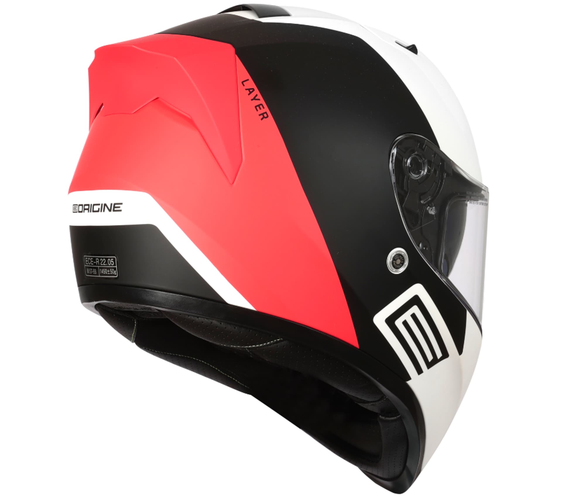 

Kask ORIGINE STRADA LAYER red-black-white matt L