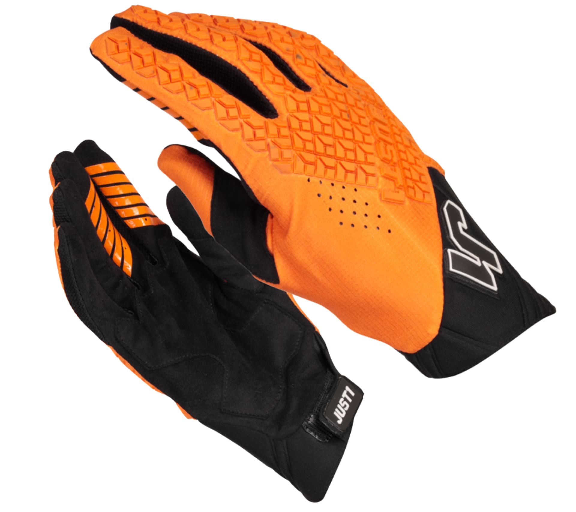 

Rękawice motocyklowe JUST1 J-HRD BLACK-ORANGE rozmiar M