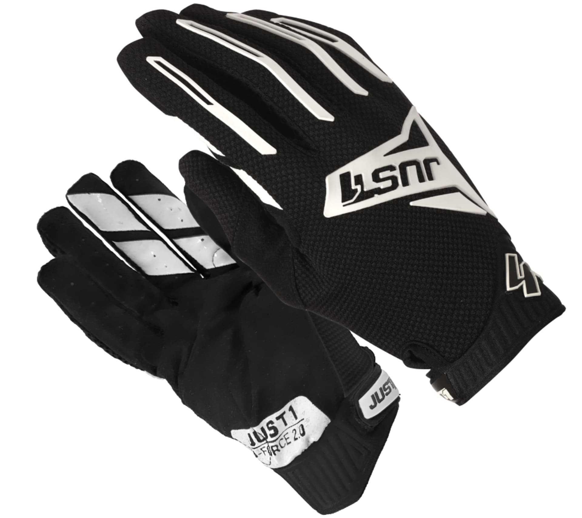 

Rękawice motocyklowe JUST1 J-FORCE 2.0 BLACK WHITE rozmiar XL