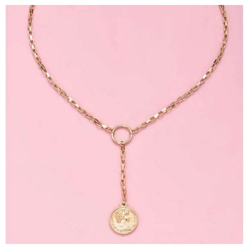 

NASZYJNIK DELIKATNY DŁUGI PANCERKA MEDALION N728