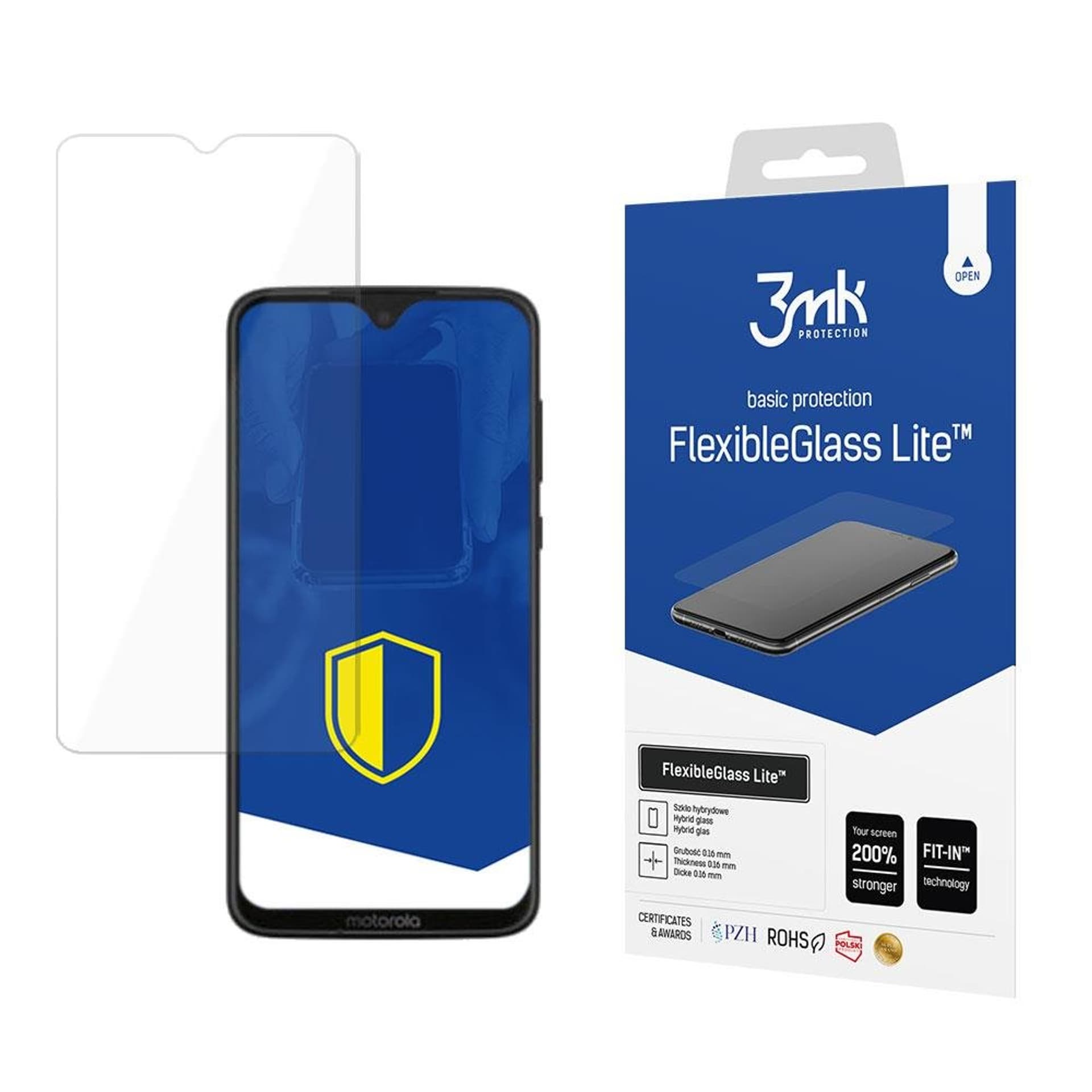 

Szkło Hybrydowe MOTOROLA MOTO G31 3mk Flexbile Glass Lite Cienkie (,16mm