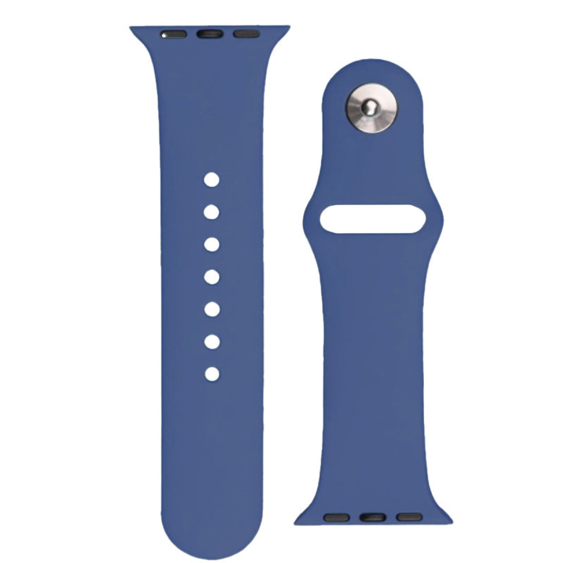 

Silicone Strap APS silikonowa opaska do Watch 8 / 7 / 6 / 5 / 4 / 3 / 2 / SE (41 / 40 / 38mm) pasek bransoleta do zegarka niebieski, 41 / 40 / 38mm) pasek bransoleta do zegarka niebiesk