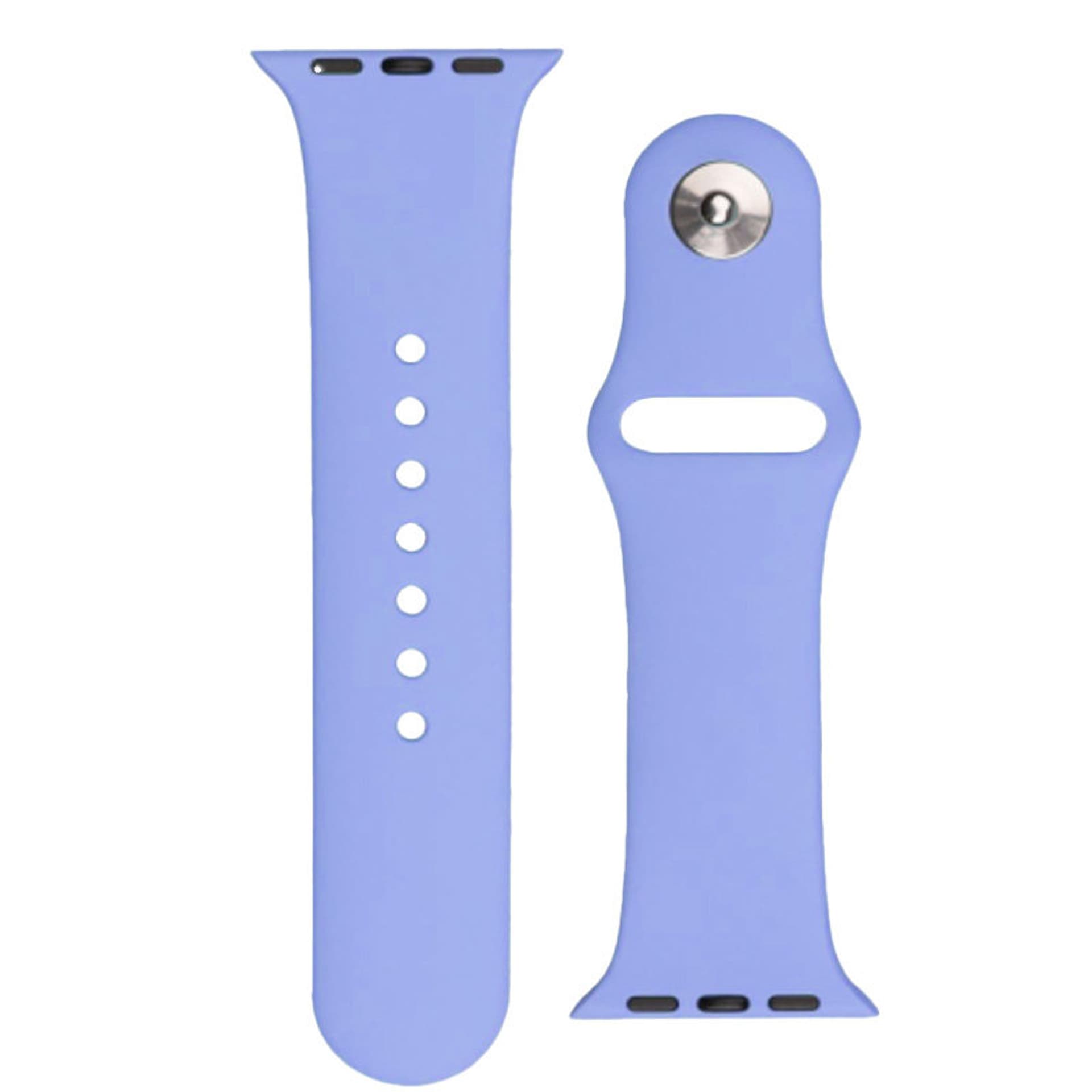 

Silicone Strap APS silikonowa opaska do Watch 8 / 7 / 6 / 5 / 4 / 3 / 2 / SE (41 / 40 / 38mm) pasek bransoleta do zegarka fioletowy, 41 / 40 / 38mm) pasek bransoleta do zegarka fioletow