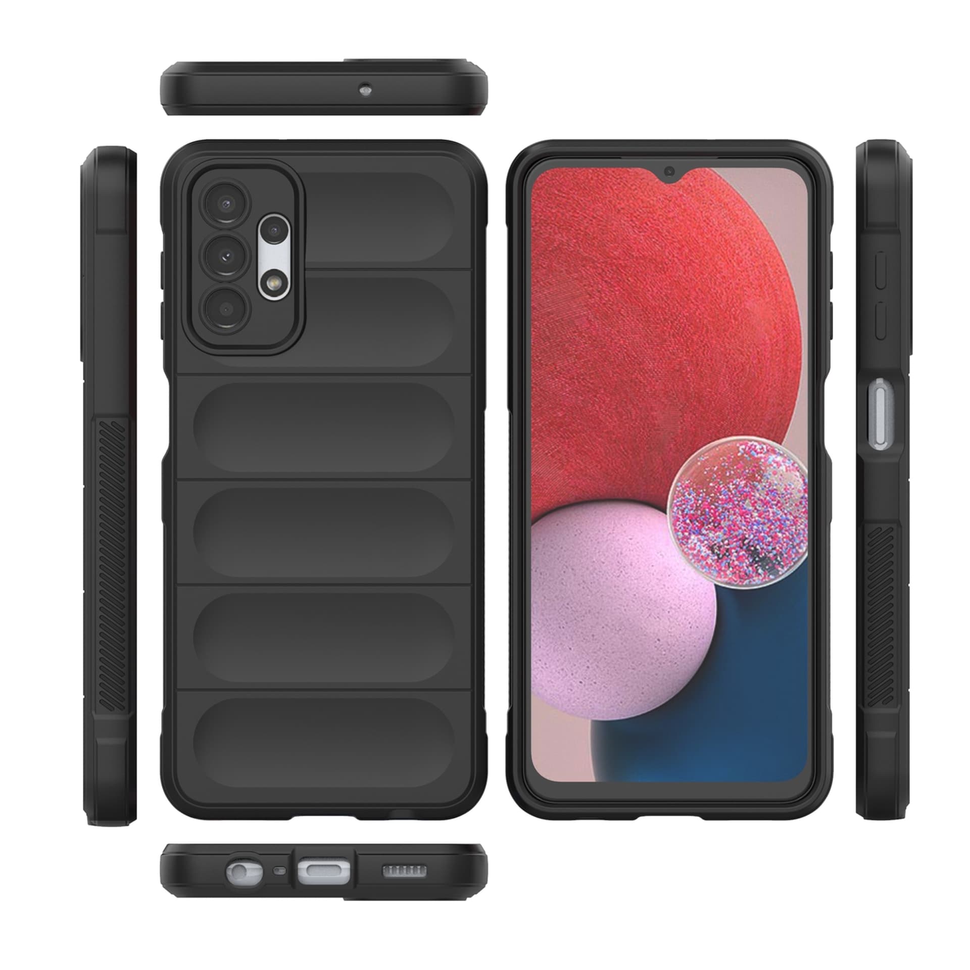 

Magic Shield Case etui do Samsung Galaxy A13 5G elastyczny pancerny pokrowiec czarny