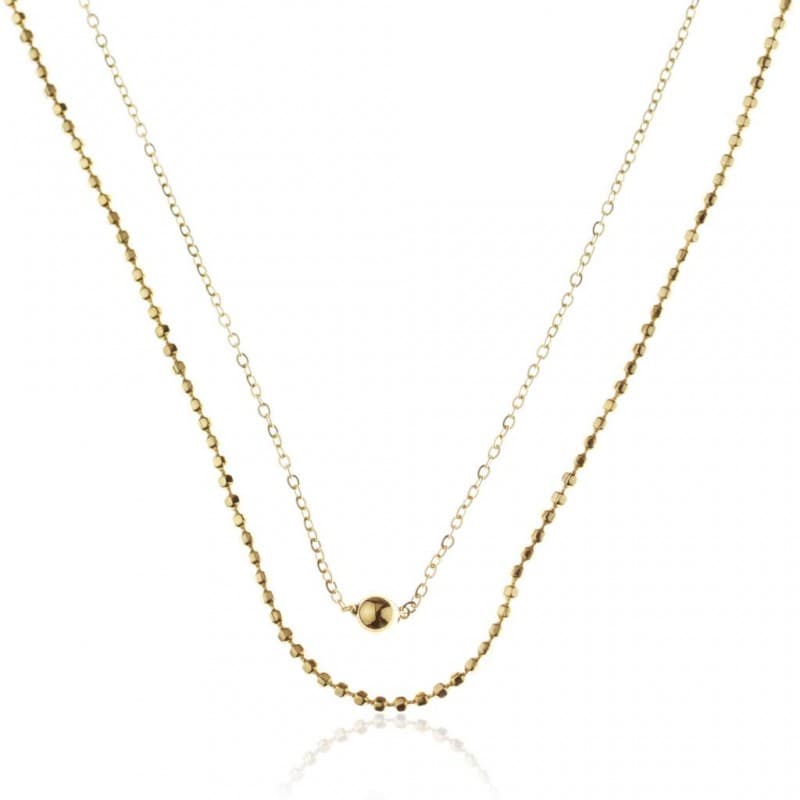 

Naszyjnik stal chirurgiczna pozłacana 14k gold NST1216