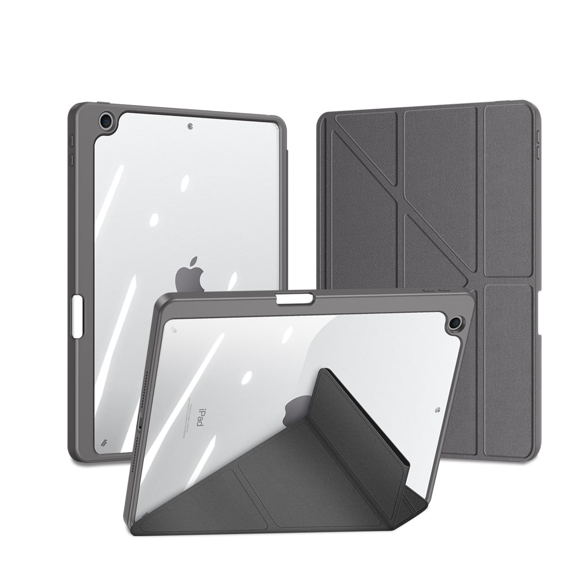 

Dux Ducis Magi etui iPad 10.9'' 2022 (10 gen.) pokrowiec z miejscem na rysik smart cover podstawka szare, 10 gen.) pokrowiec z miejscem na rysik smart cover podstawka szar