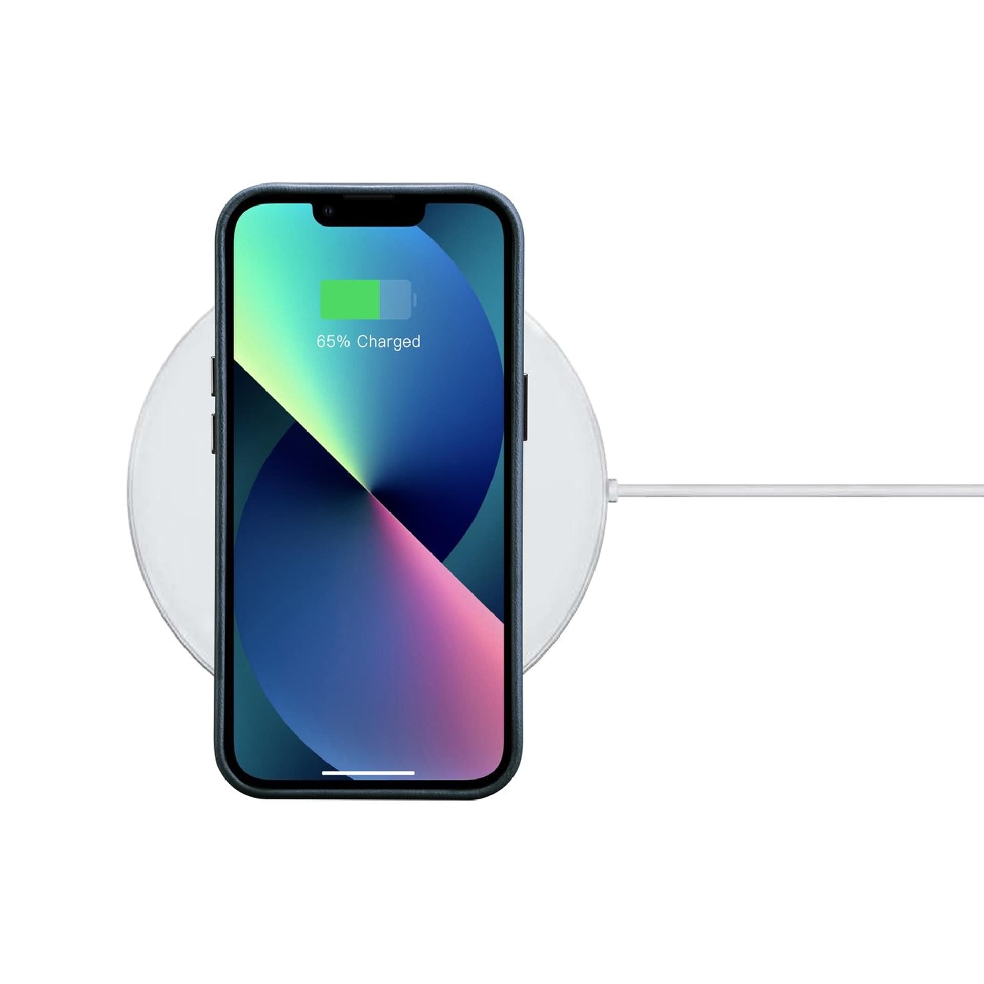 

iCarer Oil Wax Premium Leather Case skórzane etui iPhone 14 Plus magnetyczne z MagSafe ciemnoniebieski (WMI14220703-BU)