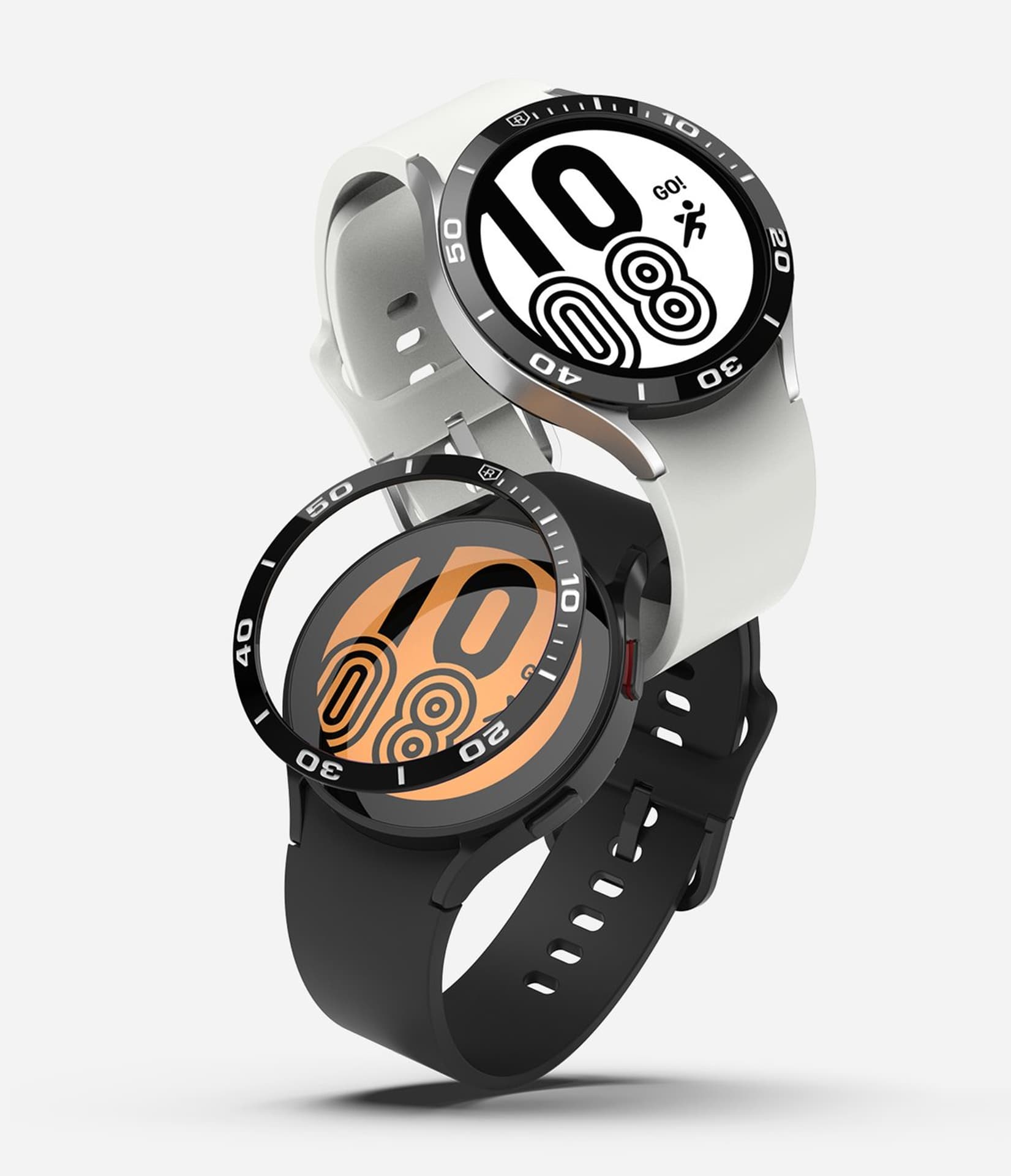 

Ringke Bezel Styling etui ramka koperta pierścień Samsung Galaxy Watch 5 40mm / 4 40mm czarny (stal nierdzewna) (GW4-40-02)
