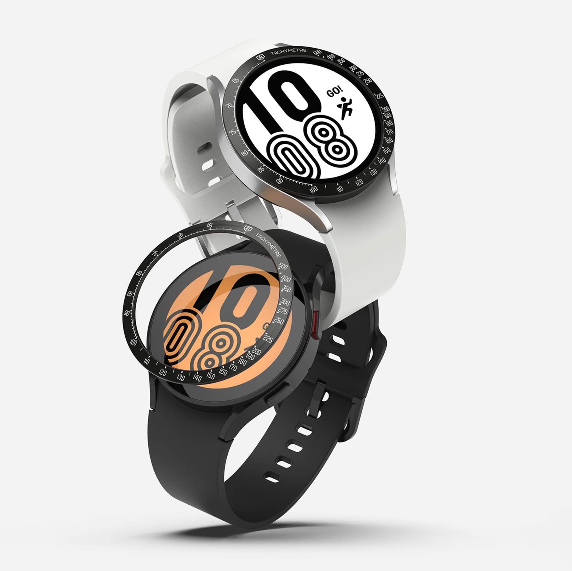 

Ringke Bezel Styling etui ramka koperta pierścień Samsung Galaxy Watch 5 40mm / 4 40mm czarny (stal nierdzewna) (GW4-40-03)