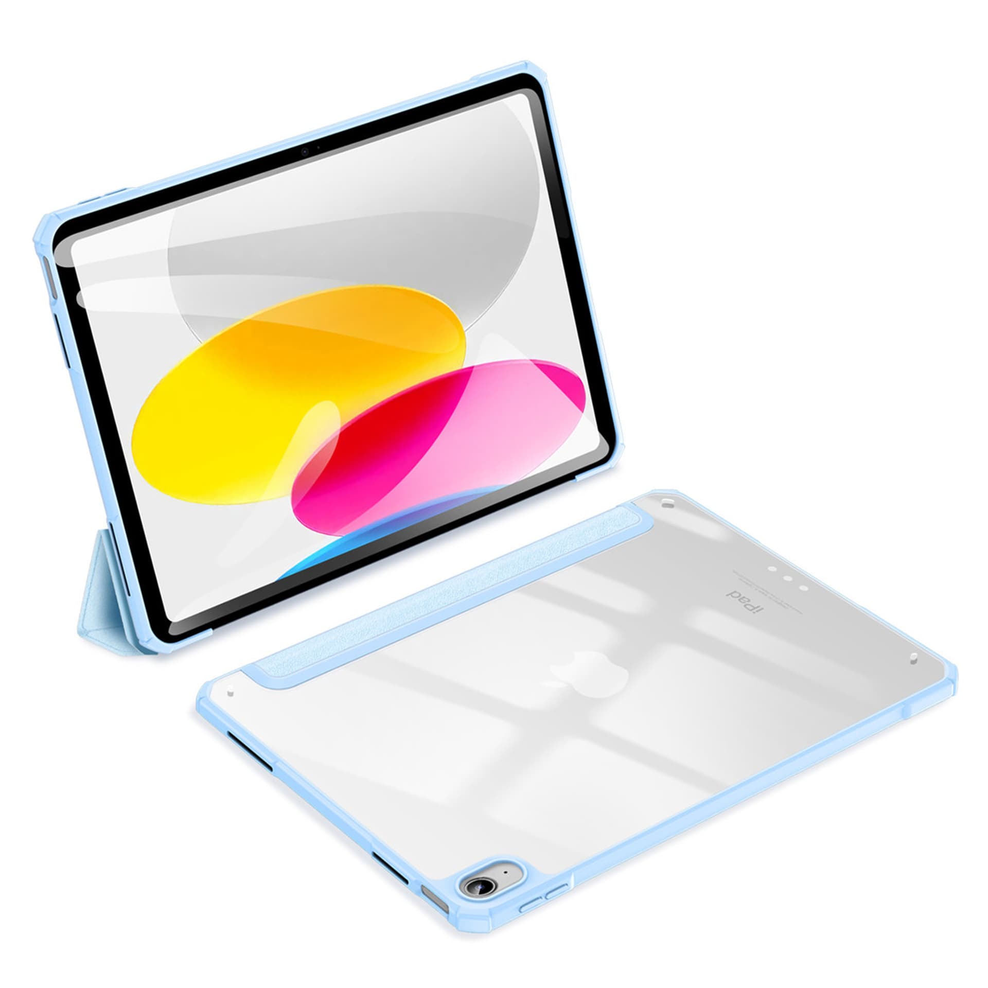 

Dux Ducis Copa etui iPad 10.9'' 2022 (10 gen.) pokrowiec smart cover podstawka niebieskie, 10 gen.) pokrowiec smart cover podstawka niebieski