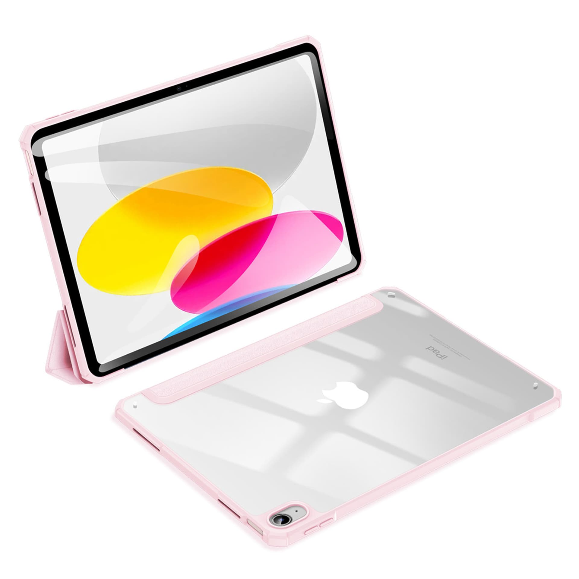 

Dux Ducis Copa etui iPad 10.9'' 2022 (10 gen.) pokrowiec smart cover podstawka różowe, 10 gen.) pokrowiec smart cover podstawka różow