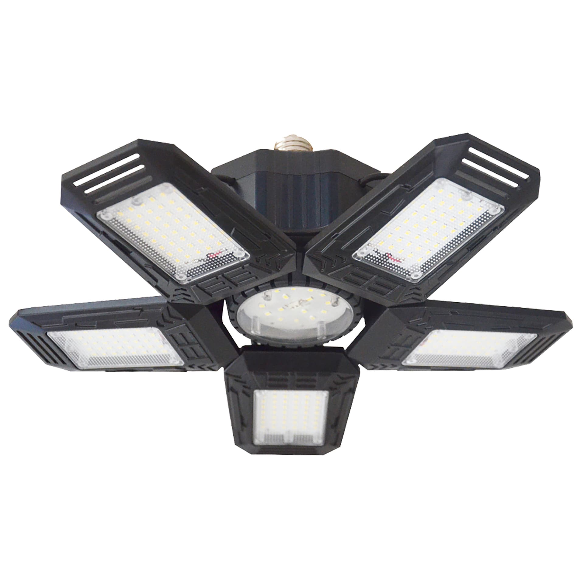 

RIGEL LED lampa warsztatowa składana 5-skrzydłowa, E27 55W, 6500K, 4950lm