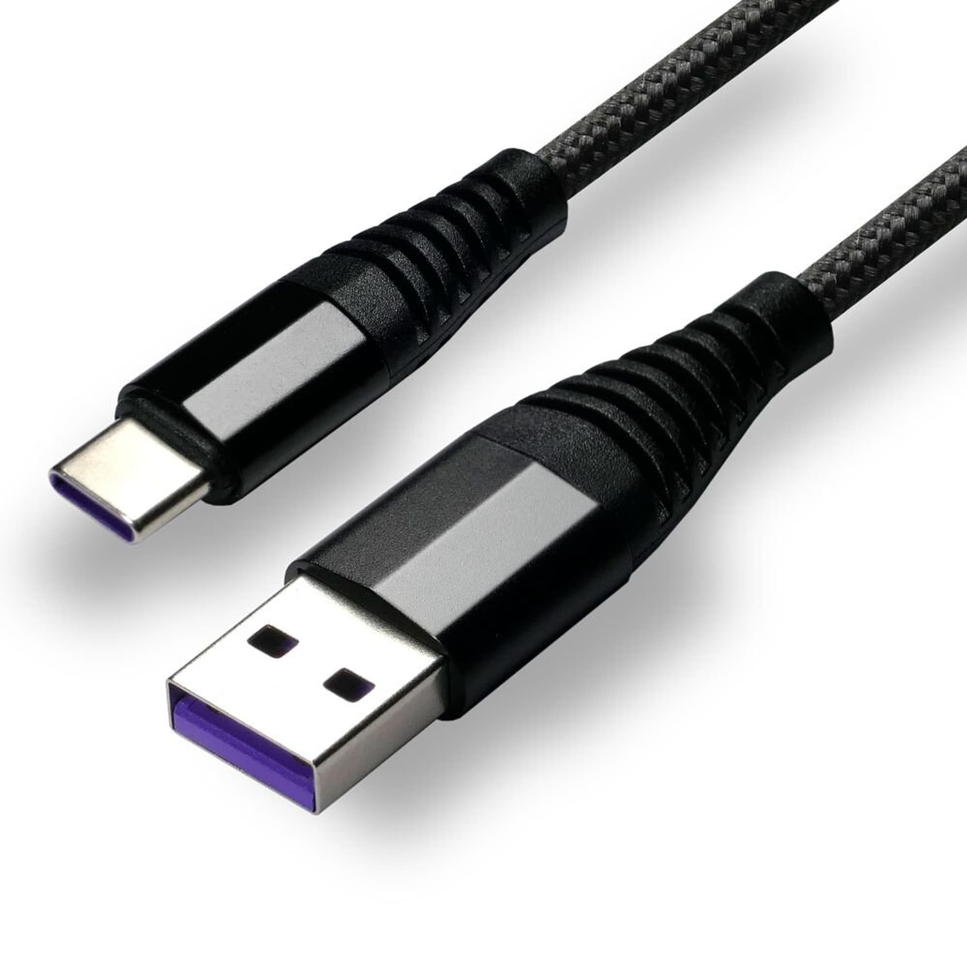 

Kabel USB - USB-C EVERACTIVE 1m 5A pleciony czarny (CBB-1CHB)