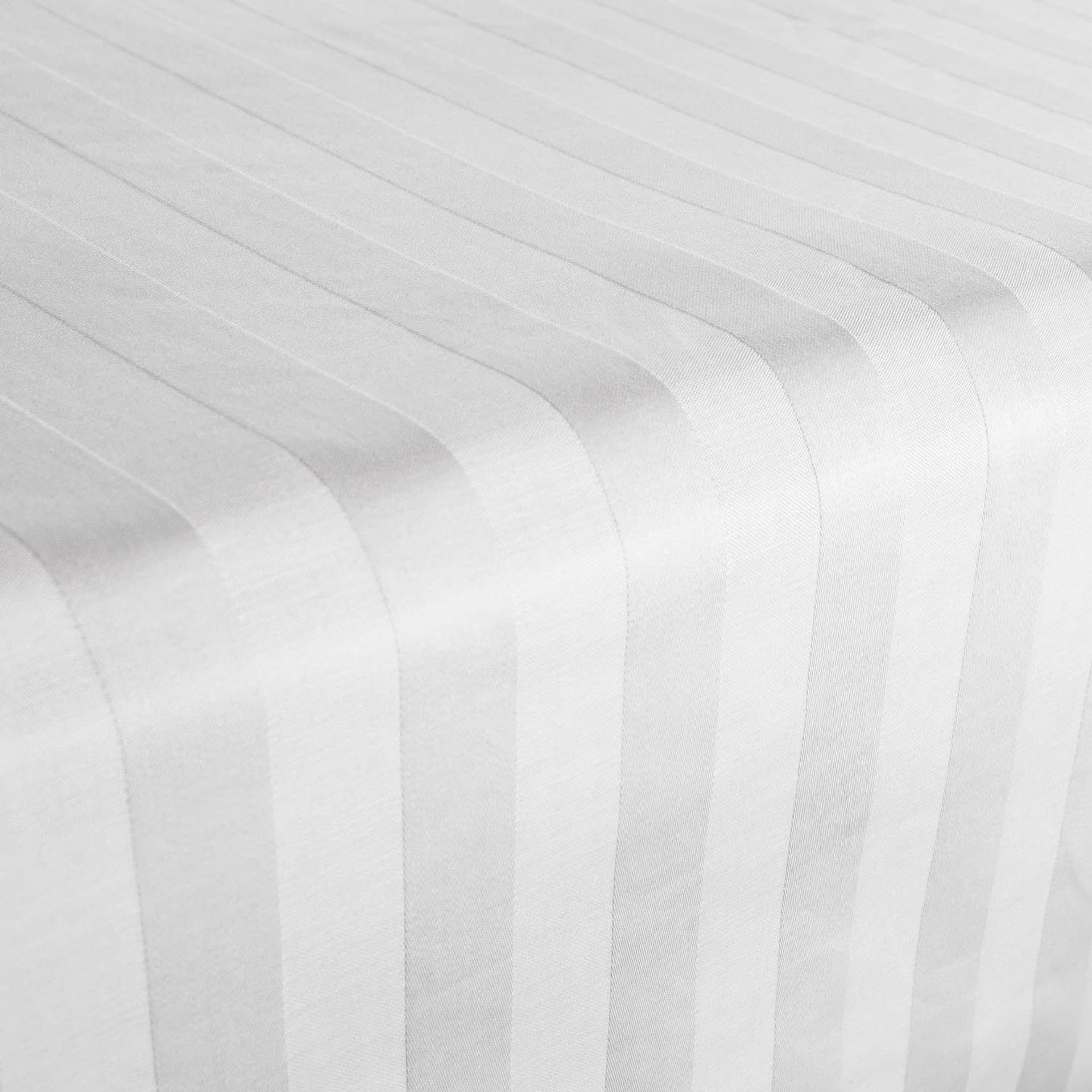 

Prześcieradło satyna bambusowo-bawełniana STRIPE WHITE/160x240 (promocja)